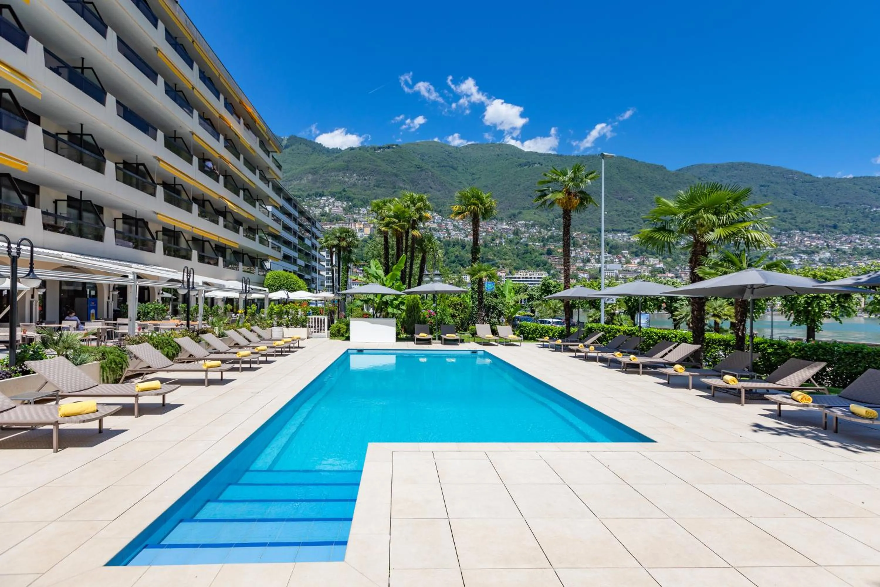 Property building in H4 Hotel Arcadia Locarno