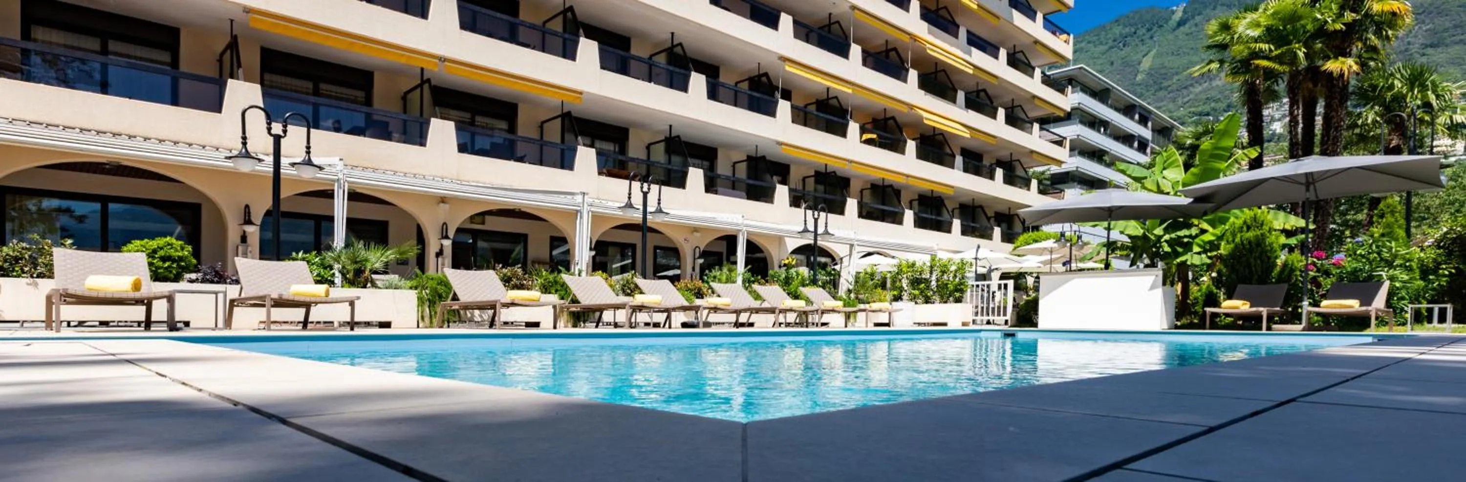 Property building in H4 Hotel Arcadia Locarno