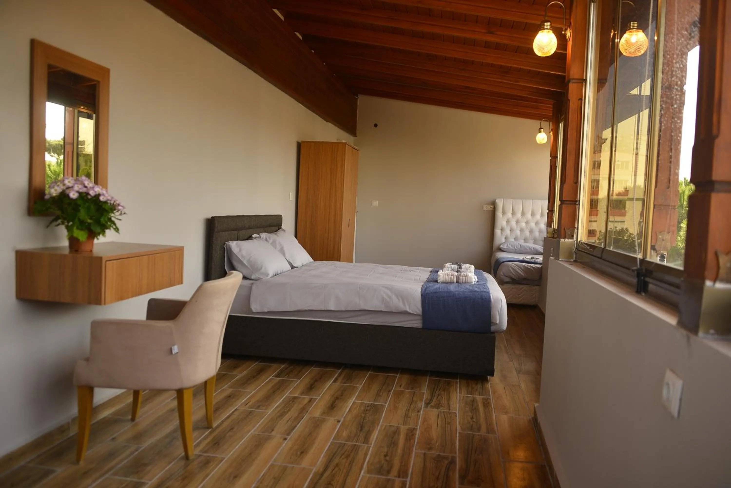 Bed in Pure Diamond Hotel