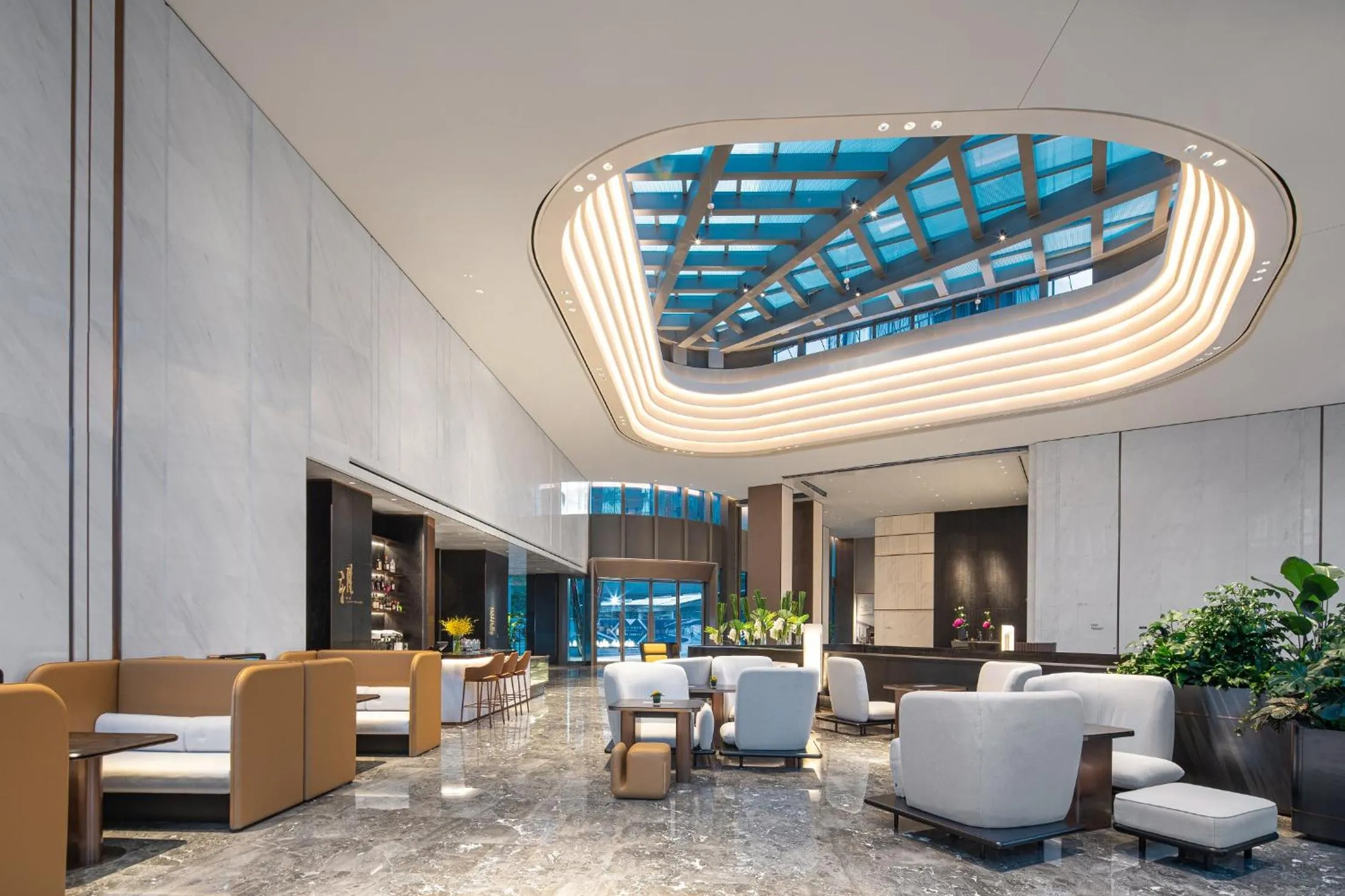 Lobby or reception in Crowne Plaza Shanghai Hongqiao by IHG