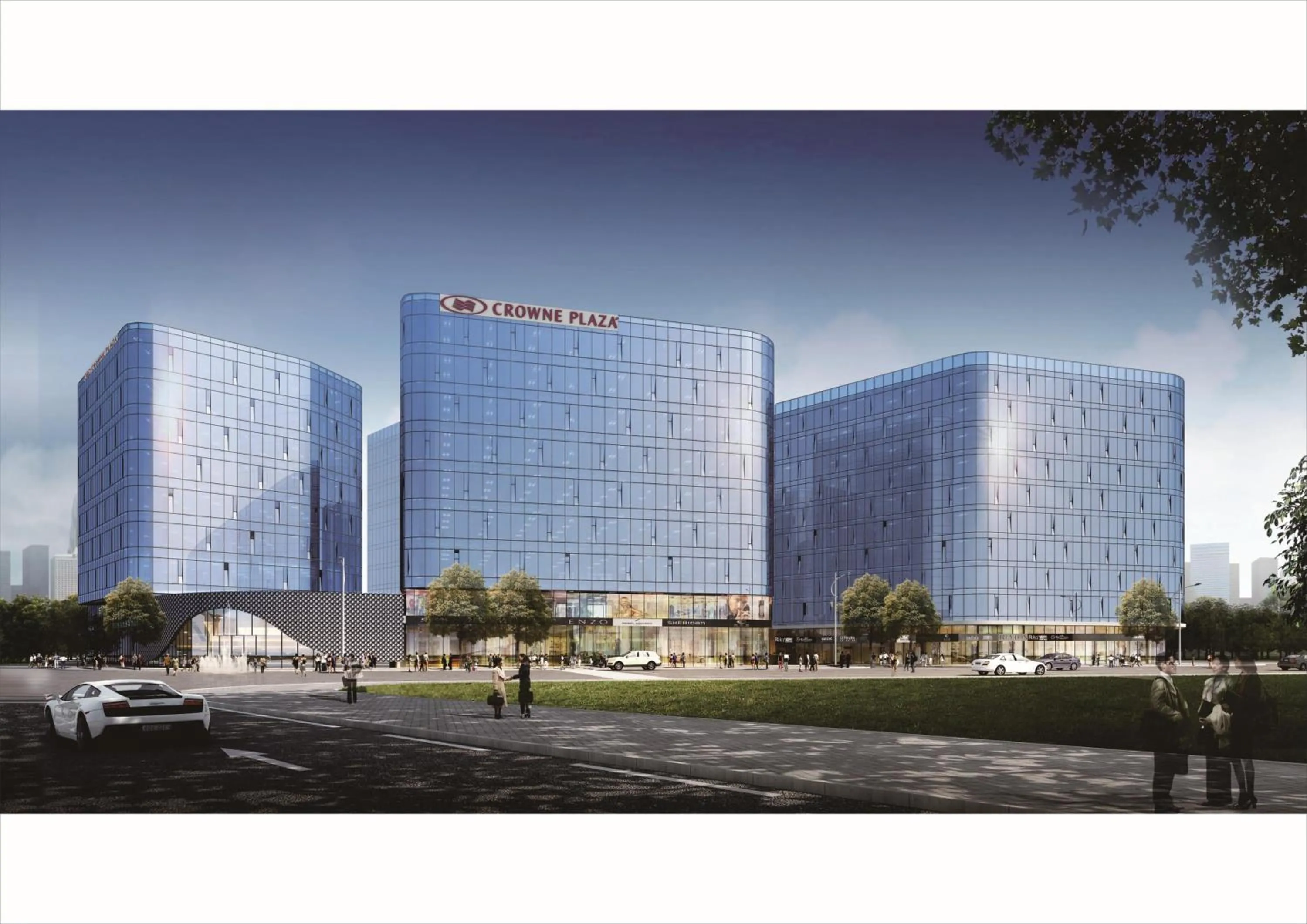 Property building in Crowne Plaza Shanghai Hongqiao by IHG