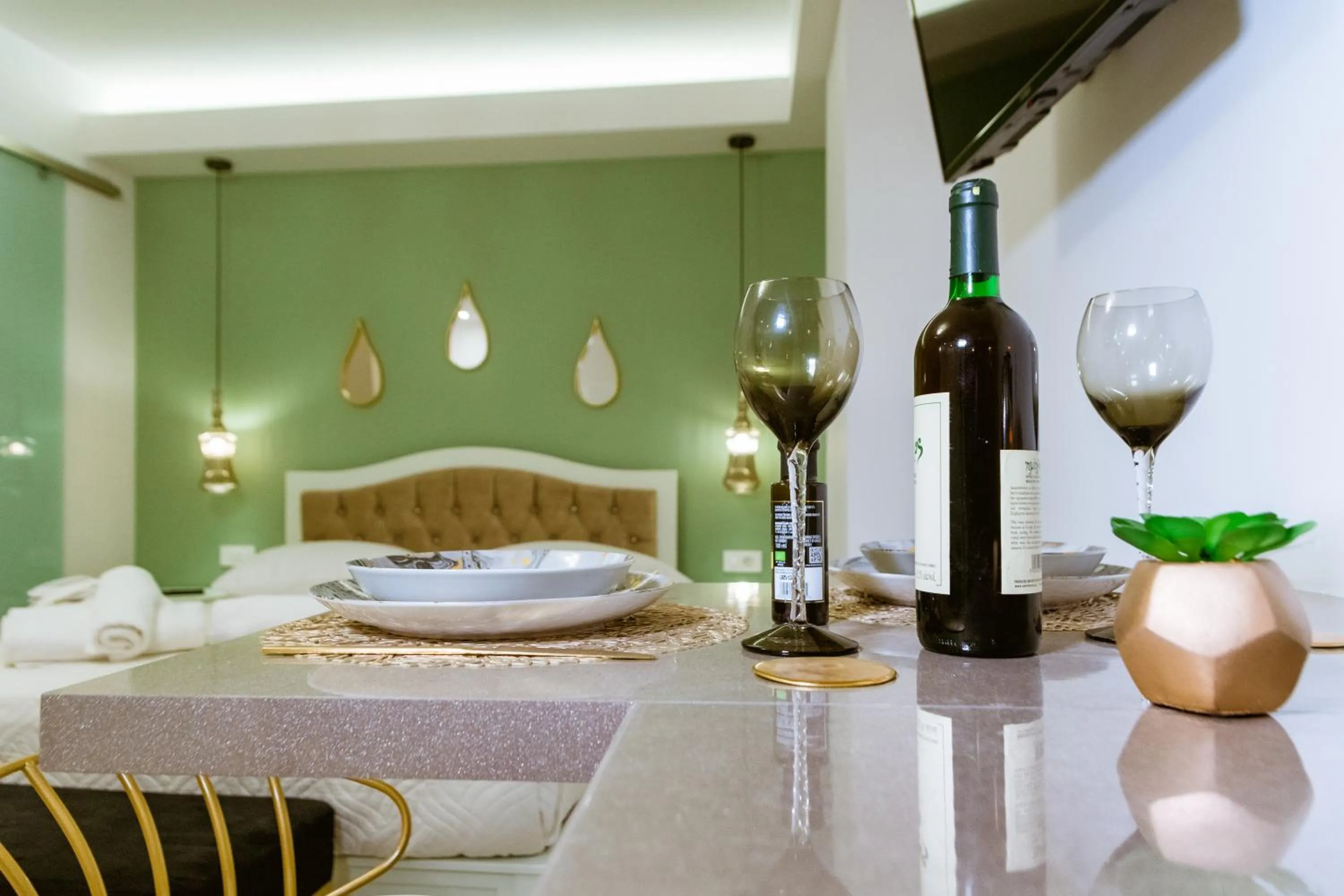 Bed in Konmari Boutique Suites