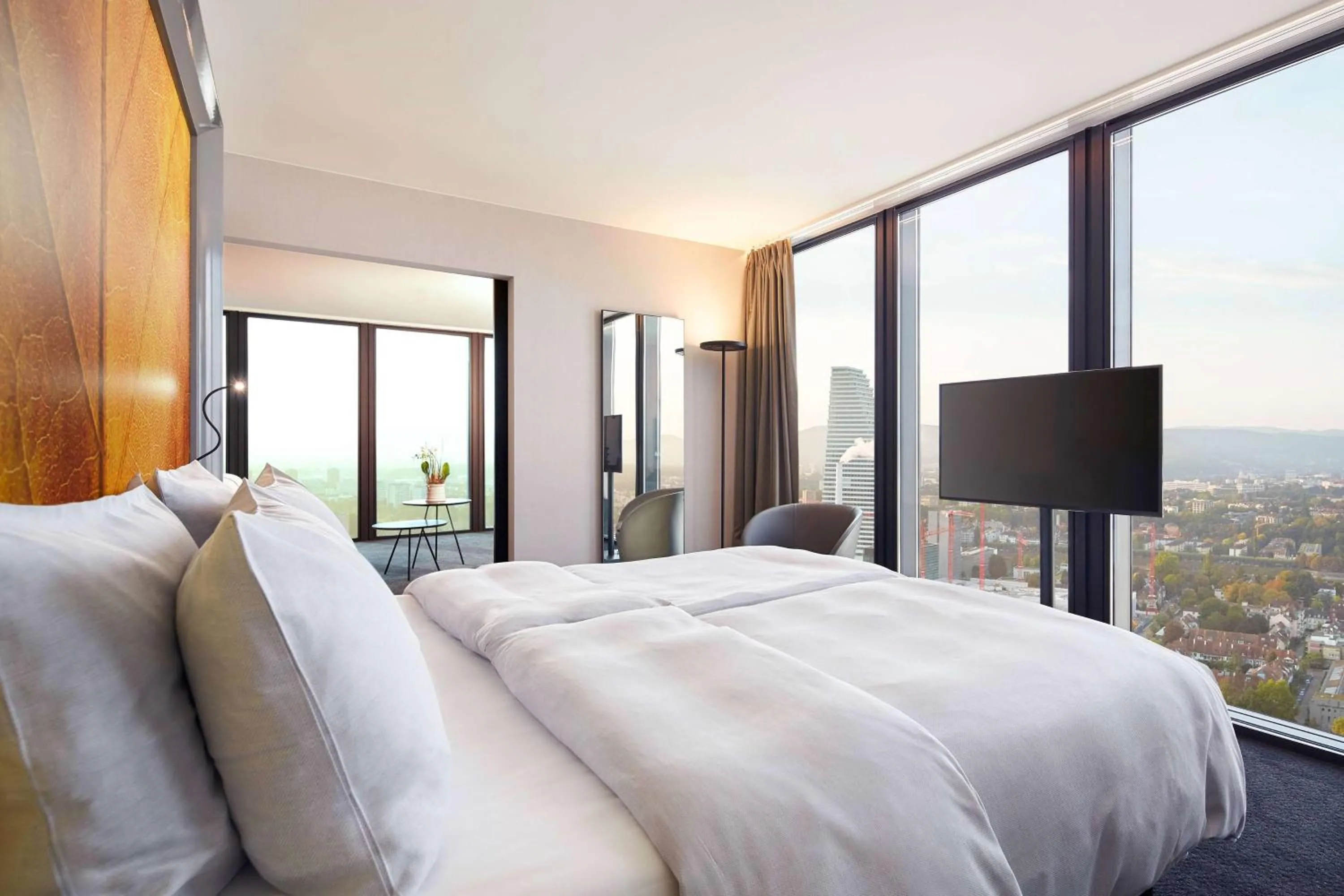 Photo of the whole room, Bed in HYPERION Hotel Basel