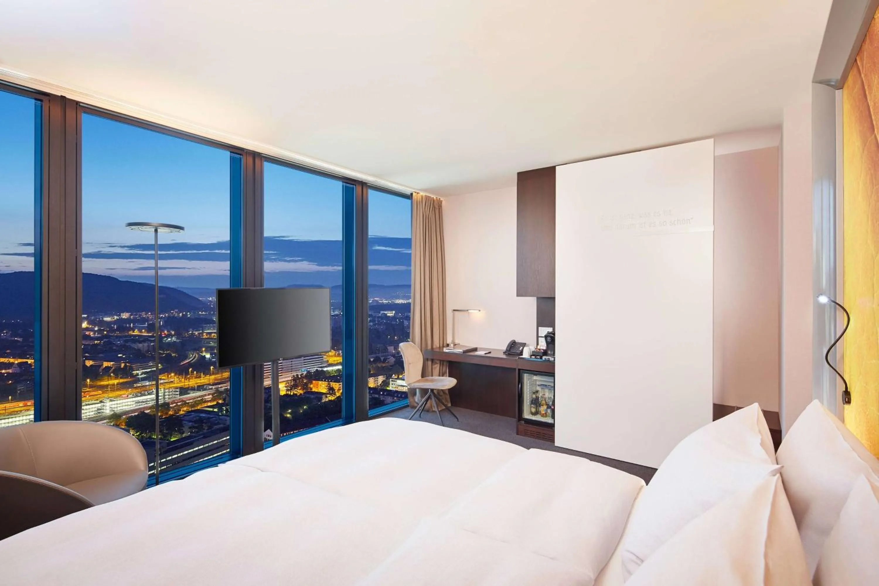 Photo of the whole room, Bed in HYPERION Hotel Basel