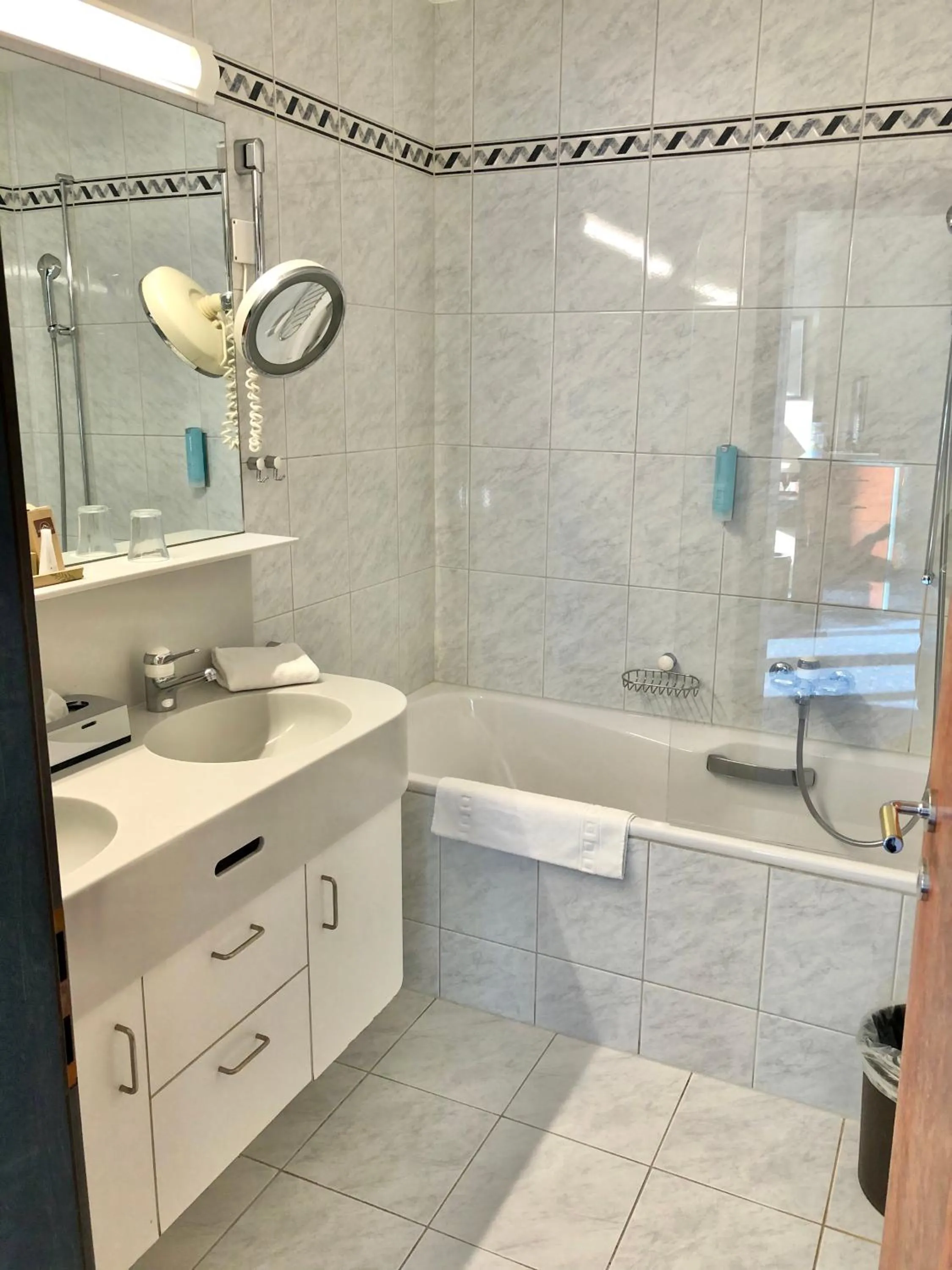 Bathroom in Thermal Hotels & Walliser Alpentherme Leukerbad