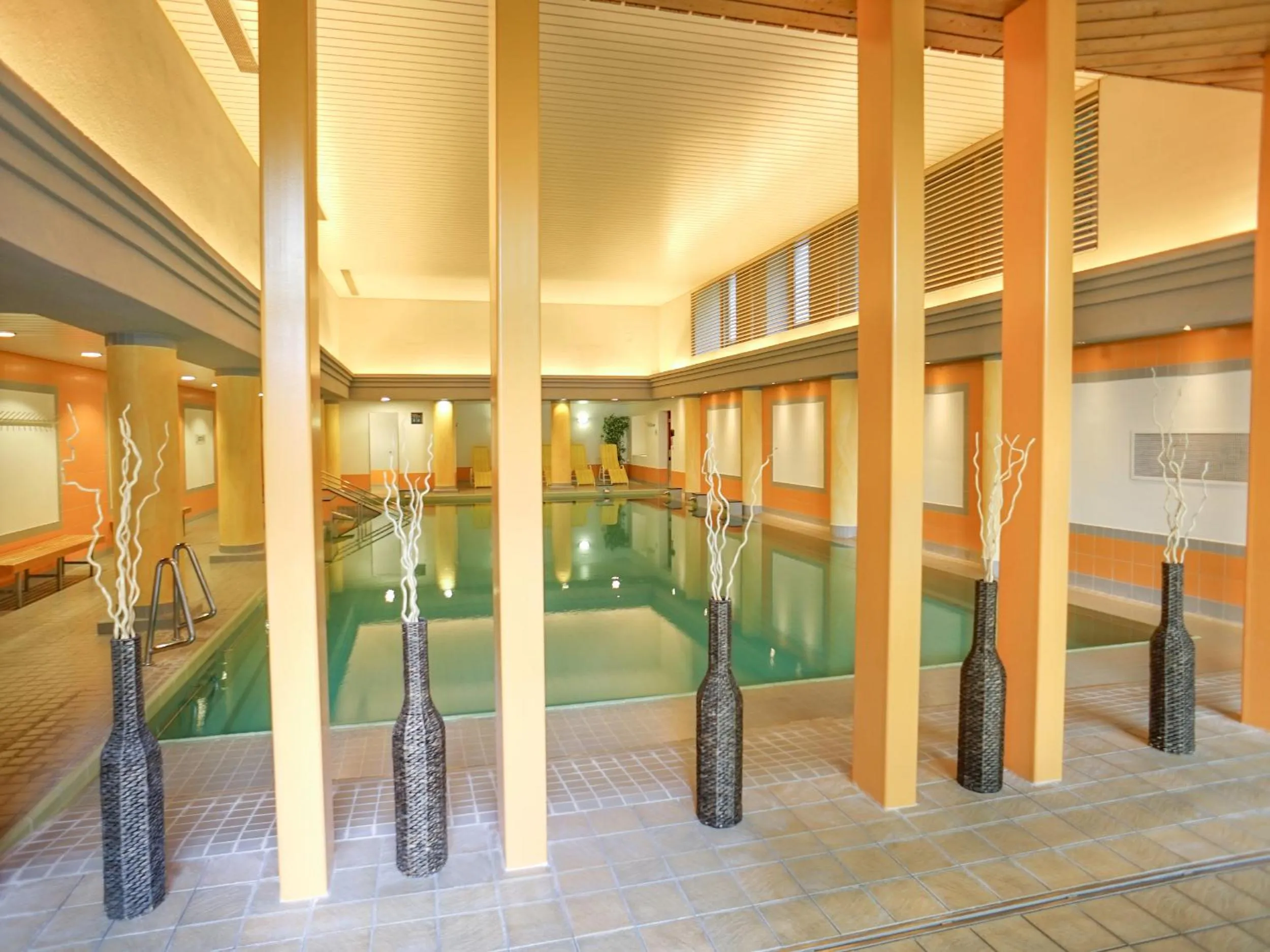 Swimming pool in Thermal Hotels & Walliser Alpentherme Leukerbad