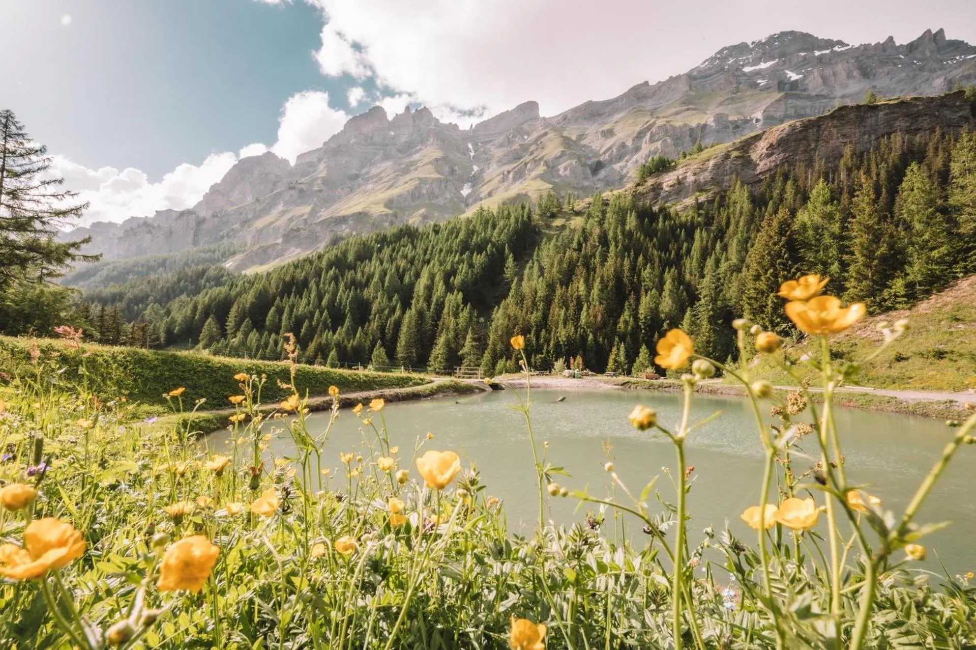 Spring in Thermal Hotels & Walliser Alpentherme Leukerbad