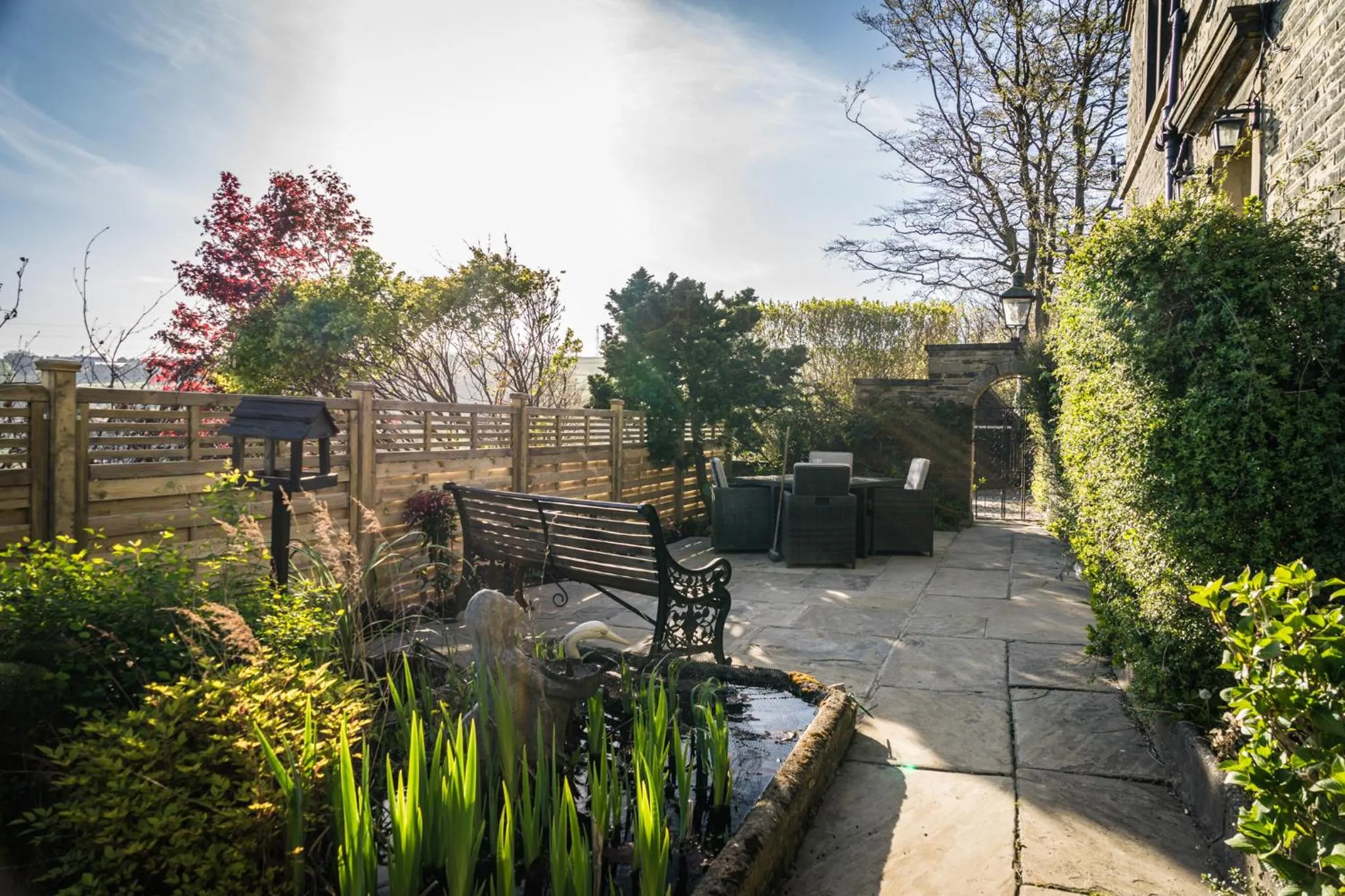 Patio in Shibden Hall View