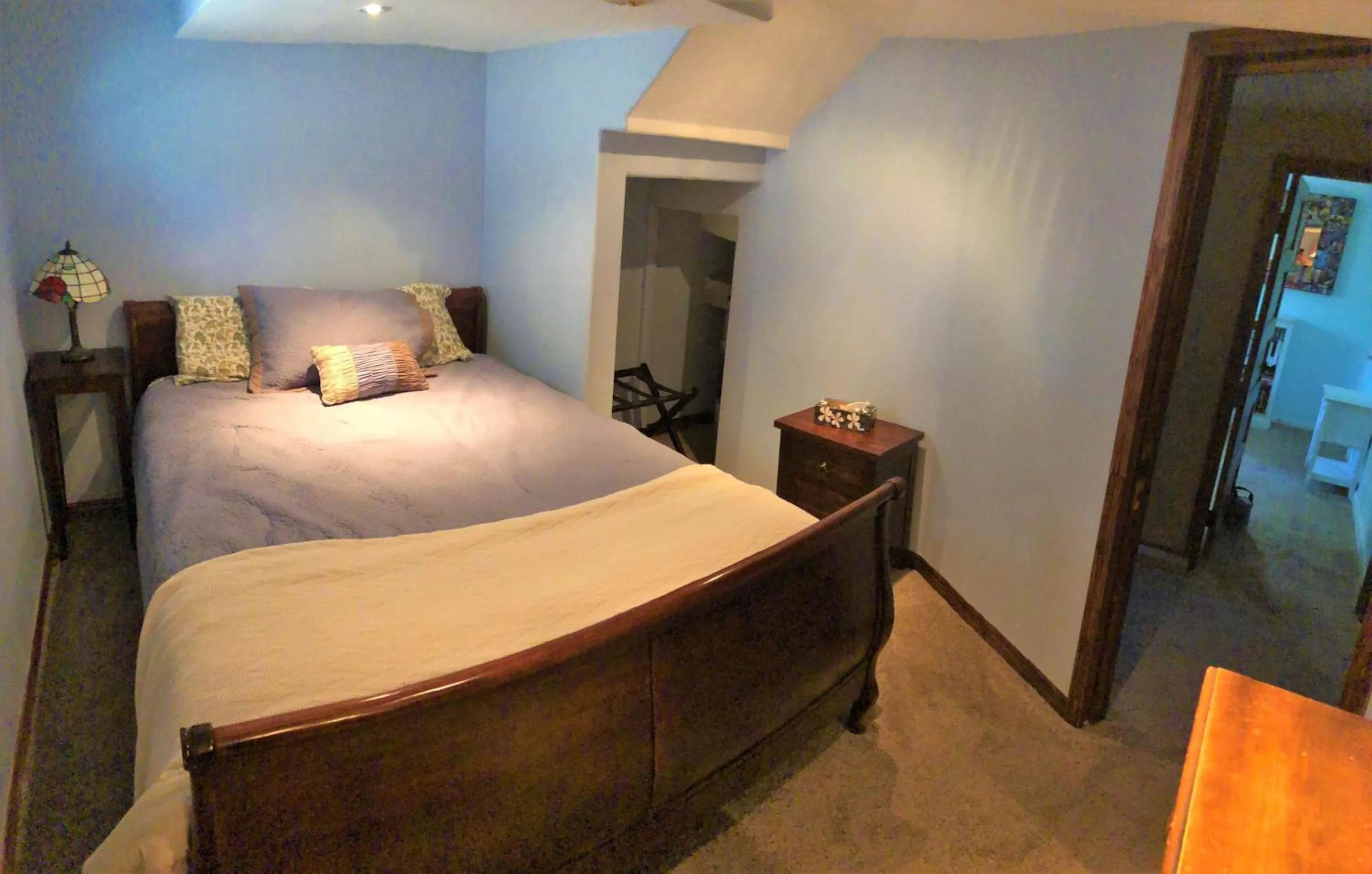 Bedroom, Bed in 6-Bedroom Tudor in the Downtown Historic District