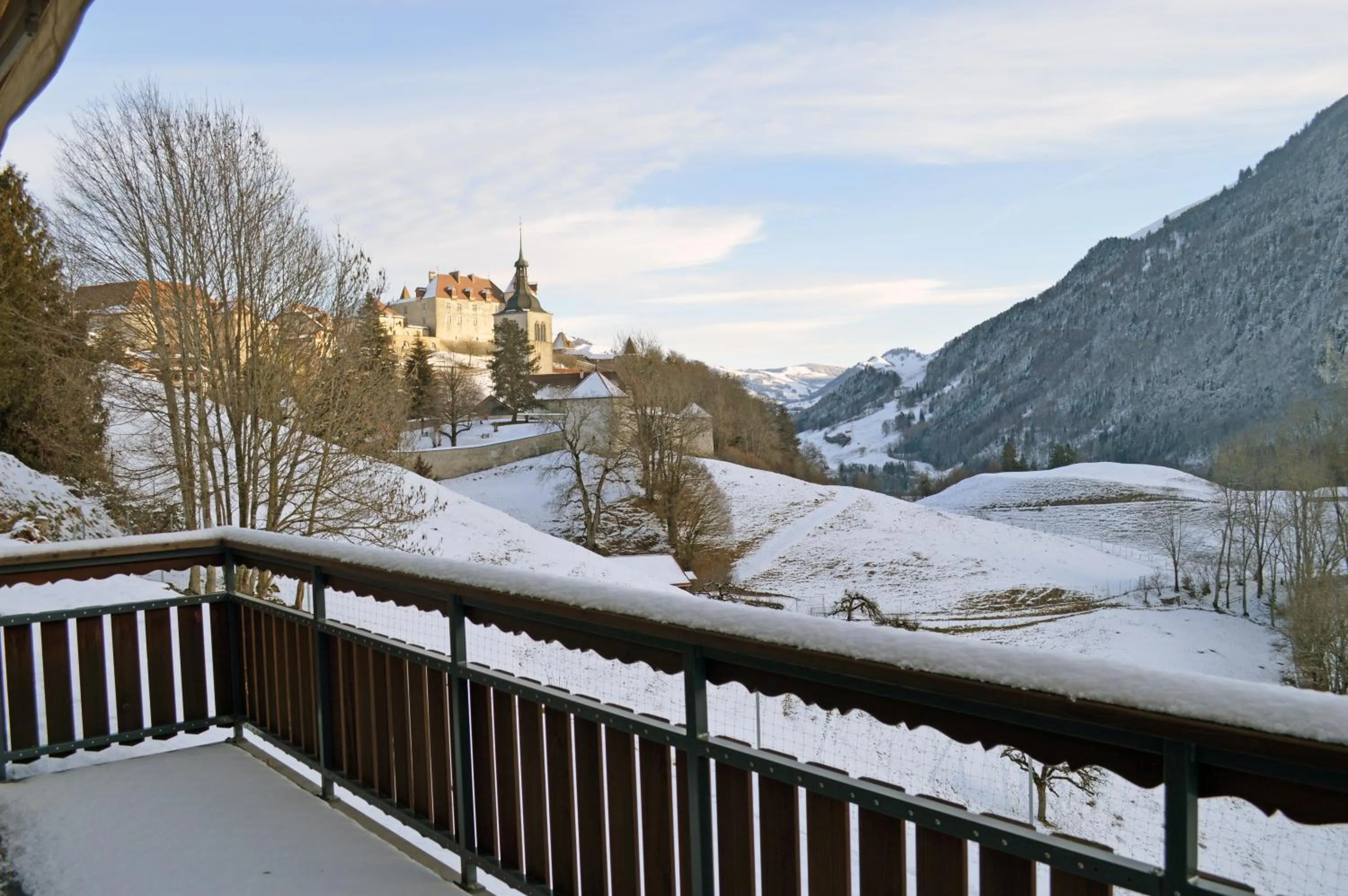 Mountain view in Hôtel de Gruyères