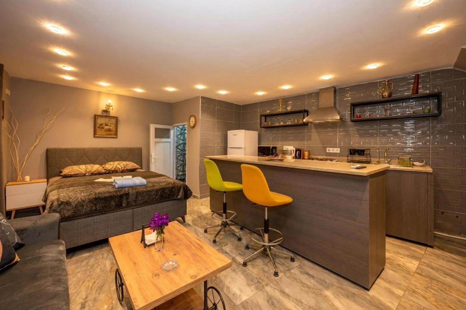 Bed in MYMOON Residence