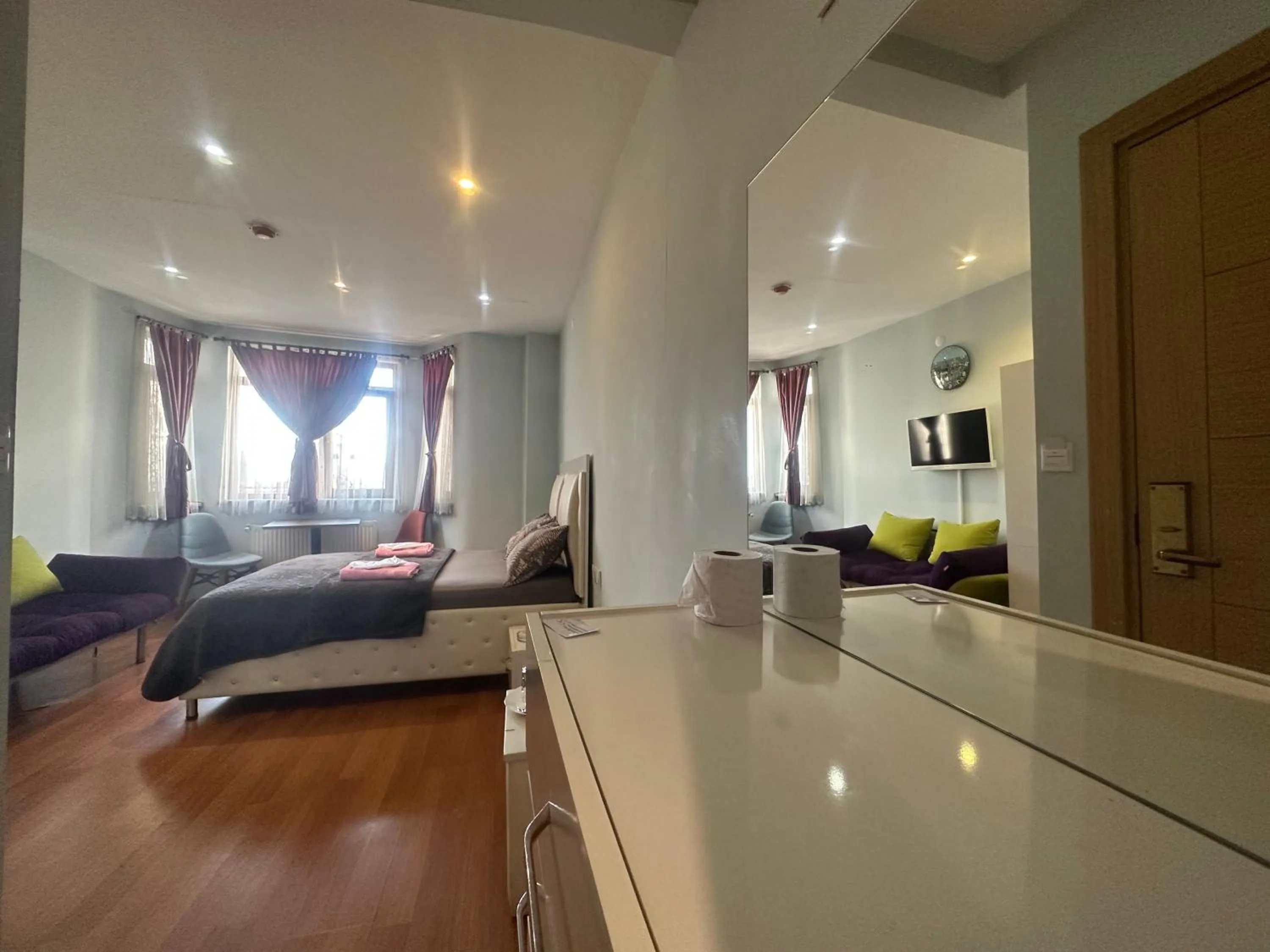 Bed in MYMOON Residence