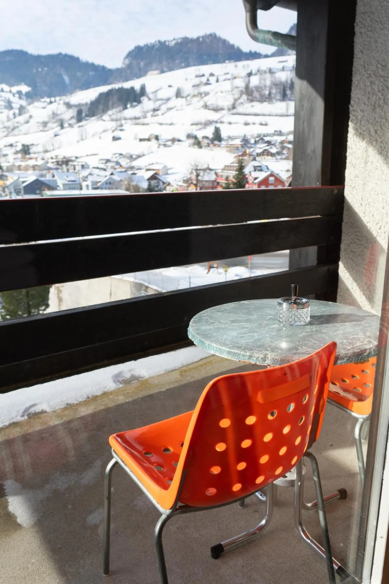 Mountain view in Hotel Säntis Lodge