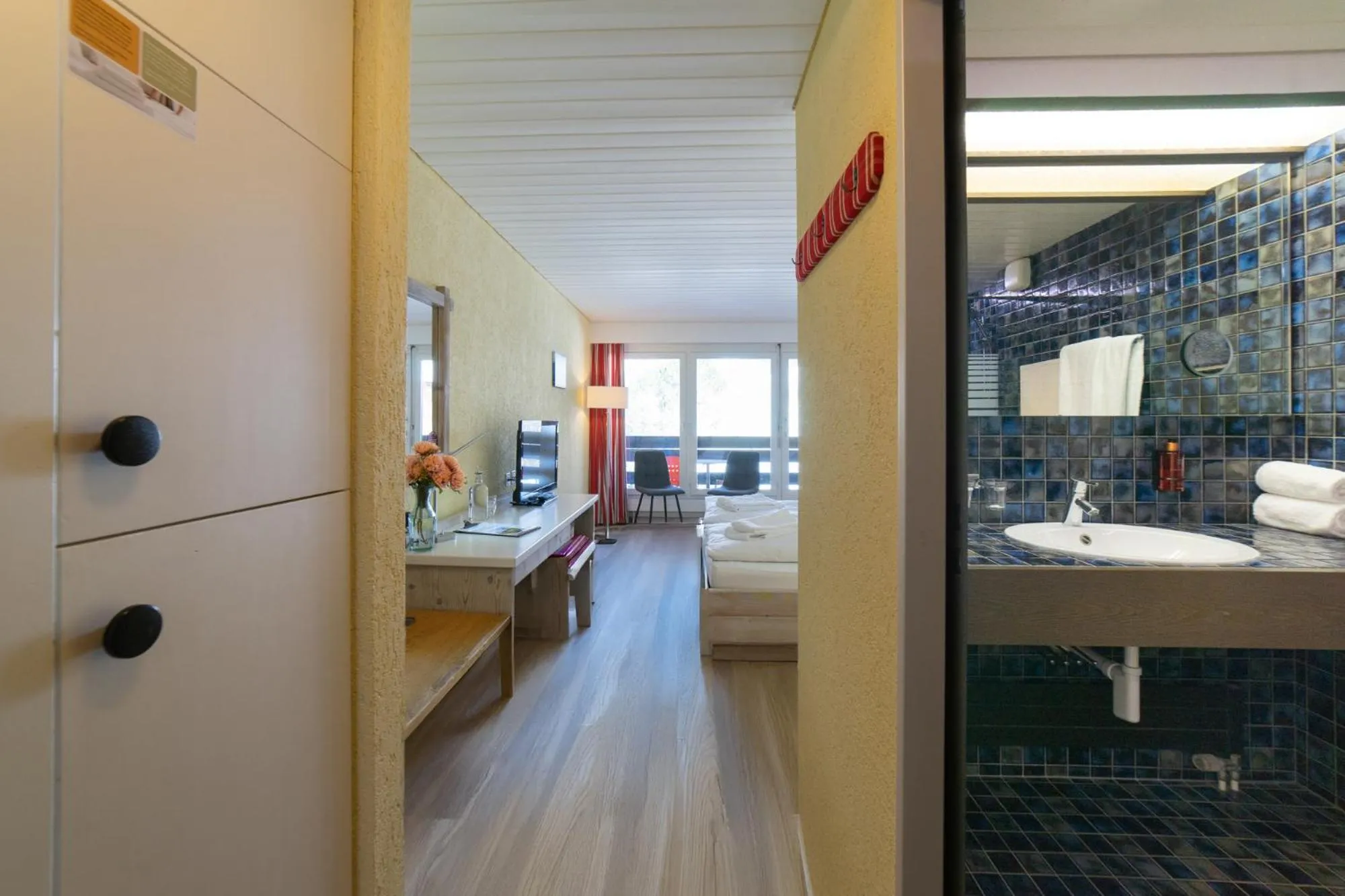 Bathroom in Hotel Säntis Lodge