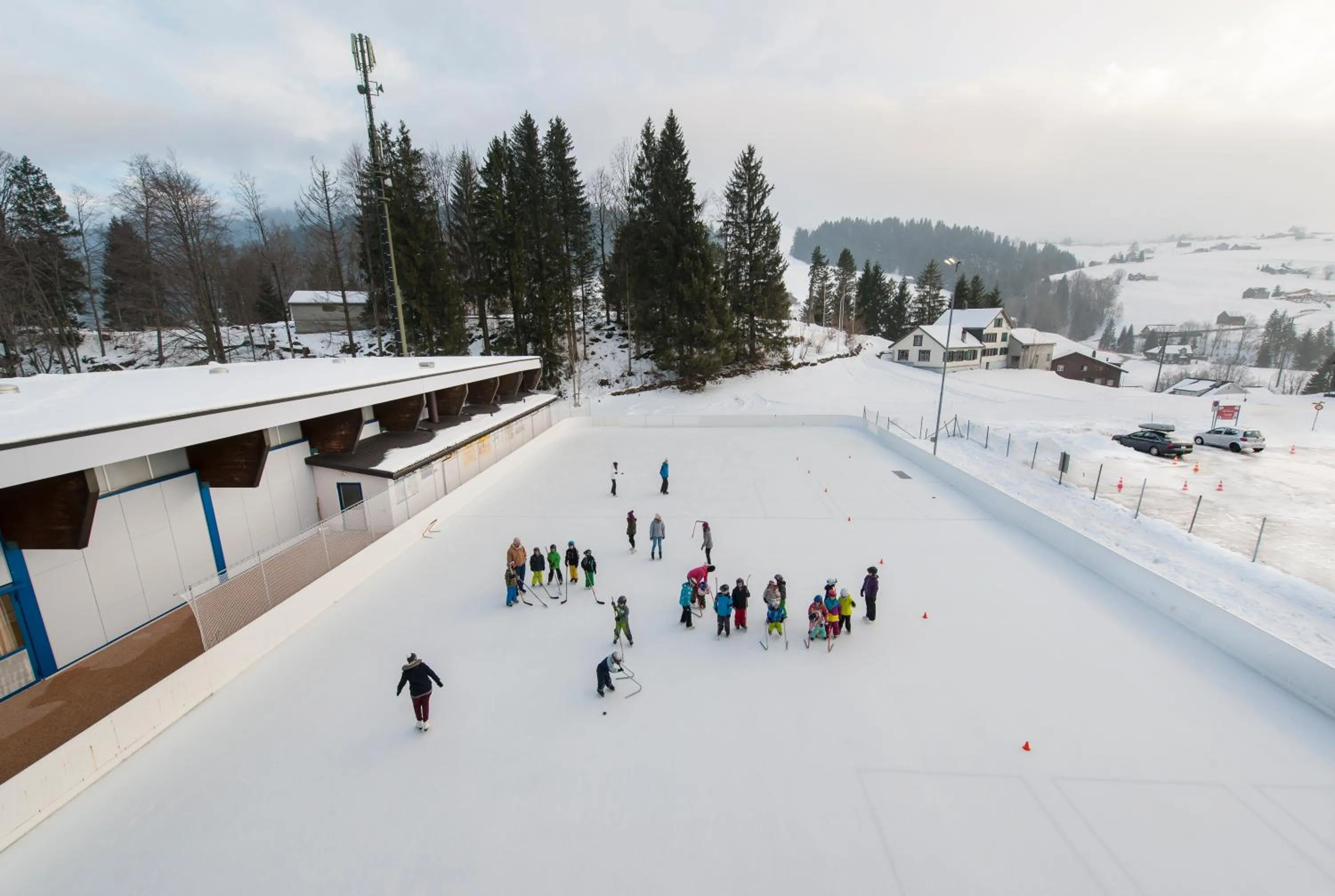 Winter in Hotel Säntis Lodge