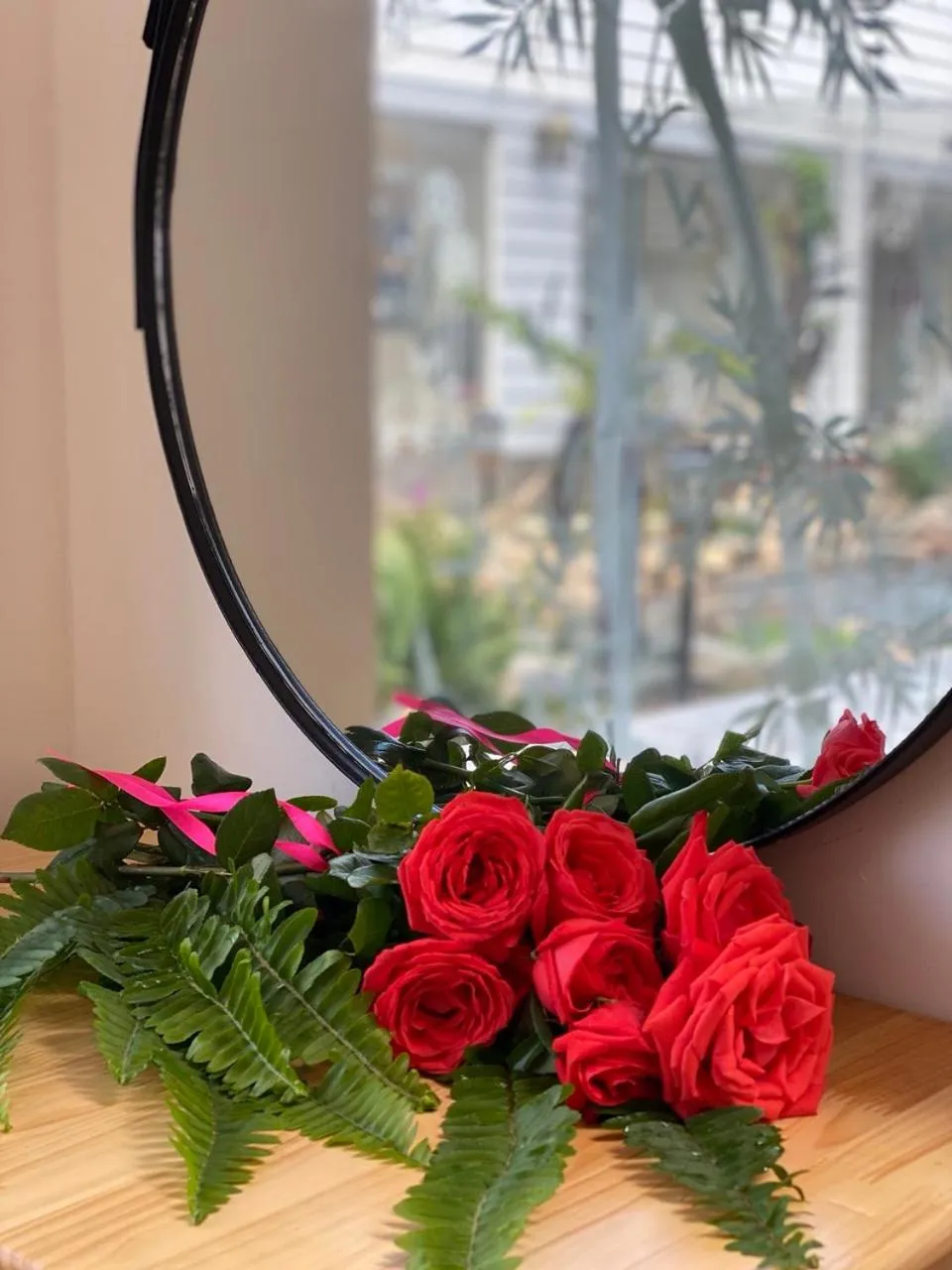 Garden view in Window Homestay