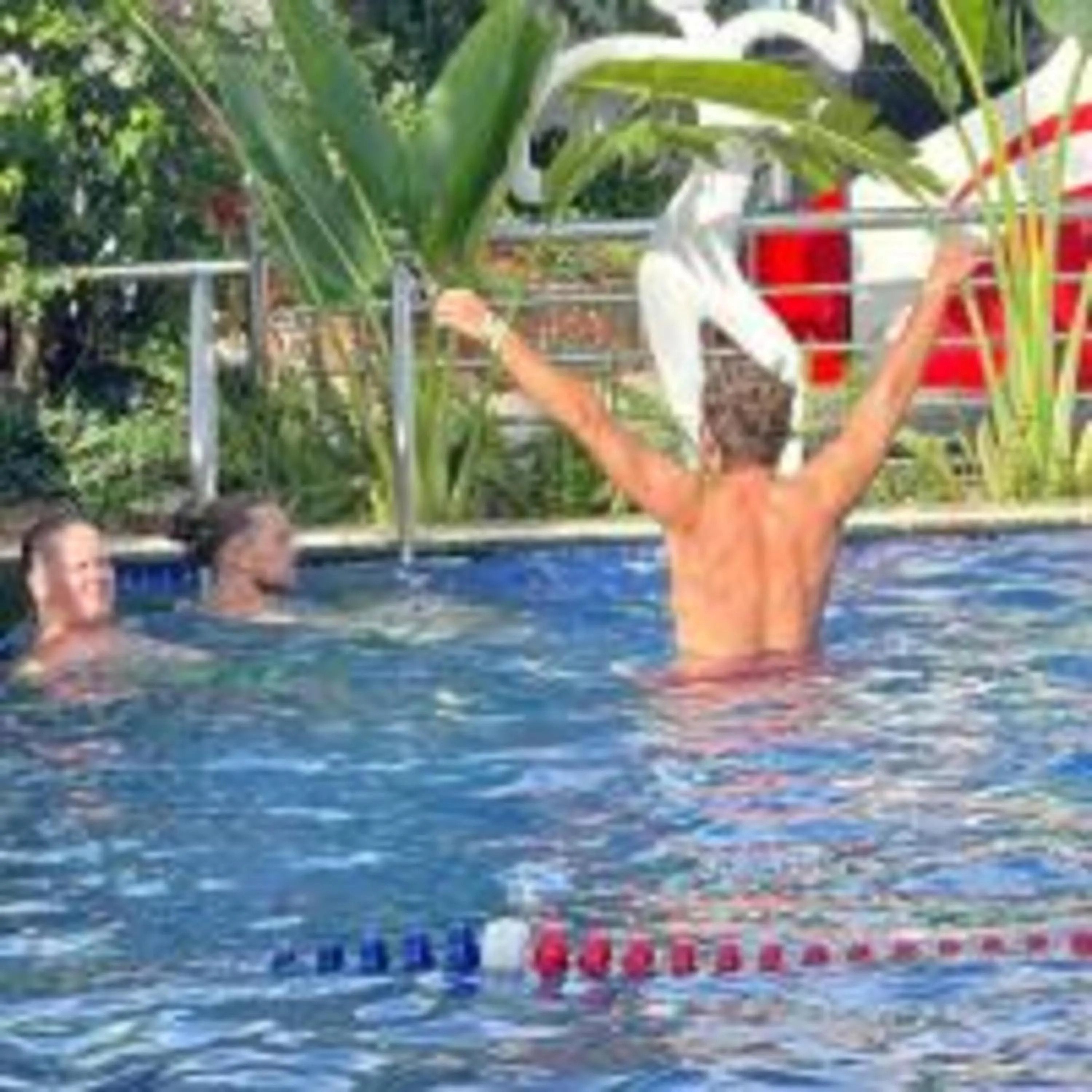 Swimming pool in Window Homestay