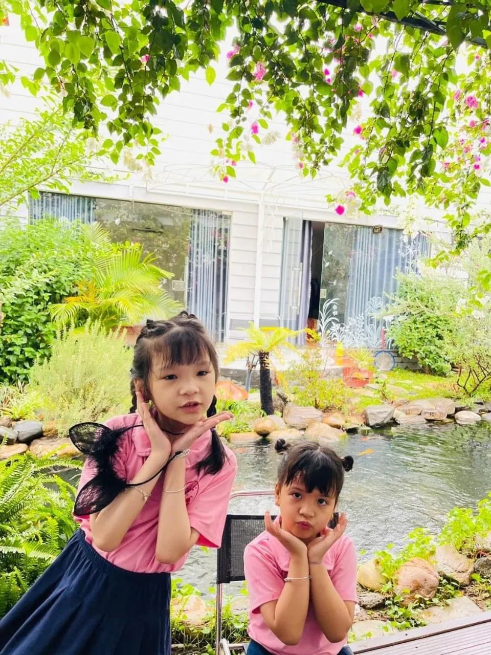 Garden view in Window Homestay