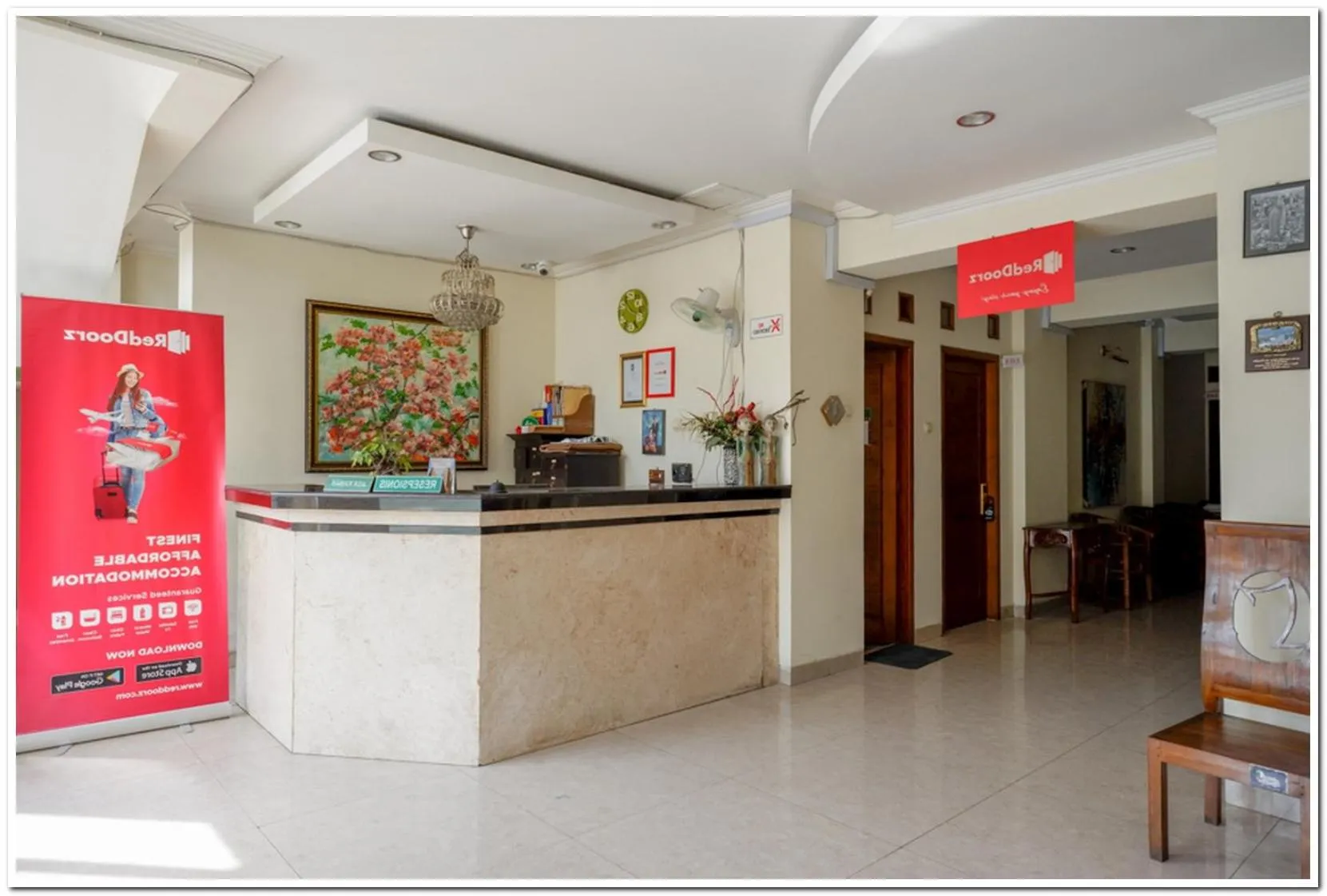 Lobby or reception, Lobby/Reception in RedDoorz near Lempuyangan Train Station