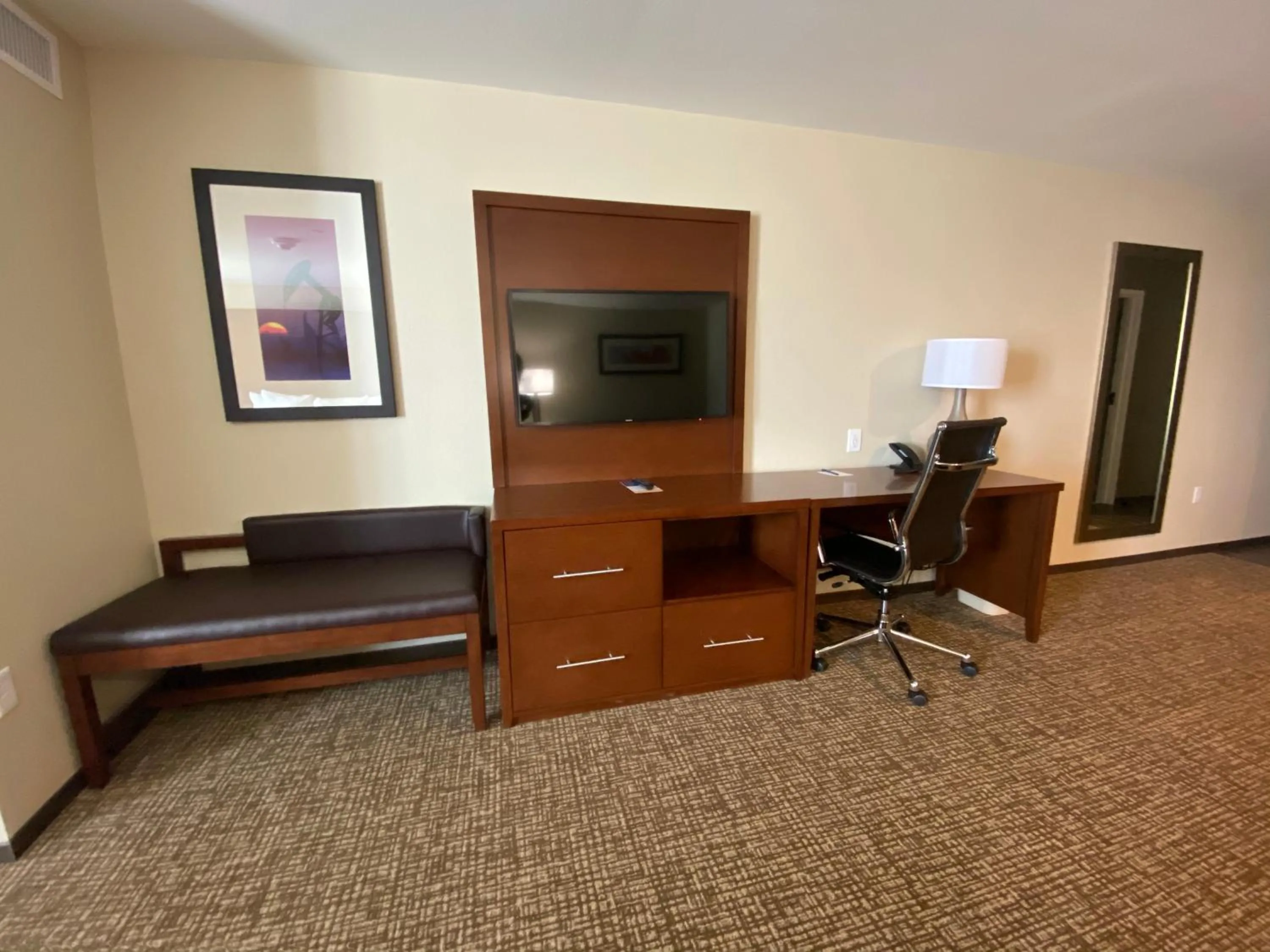 TV and multimedia in Comfort Suites Midland West