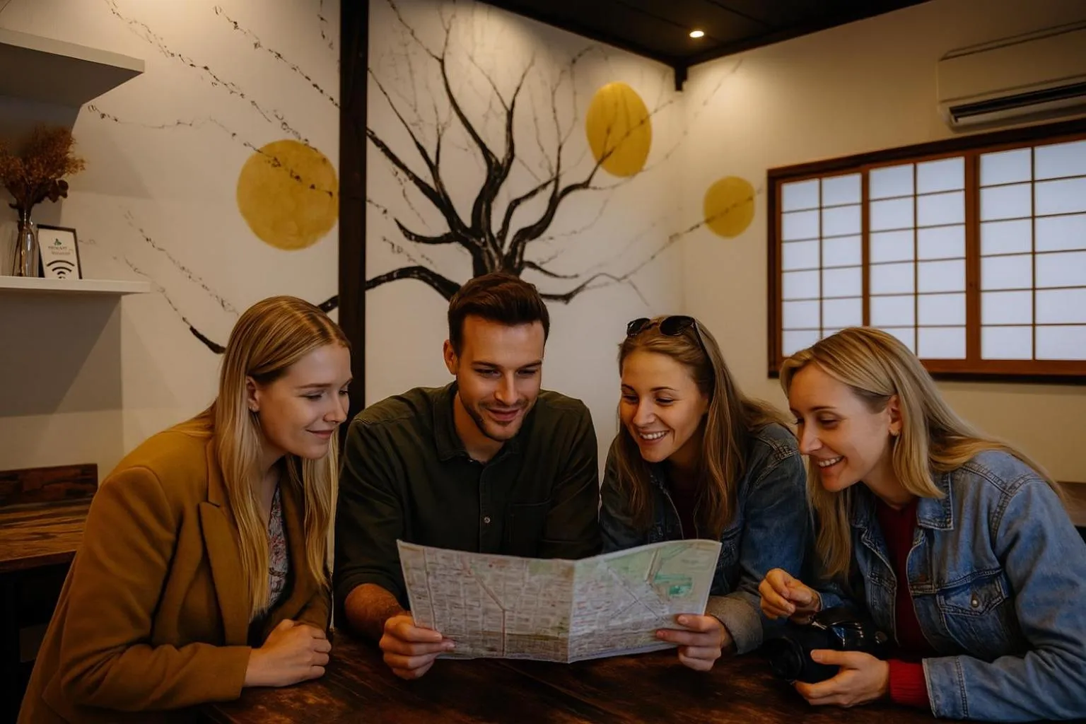 Living room in Yuimaru EAST - 最大18名貸切OK