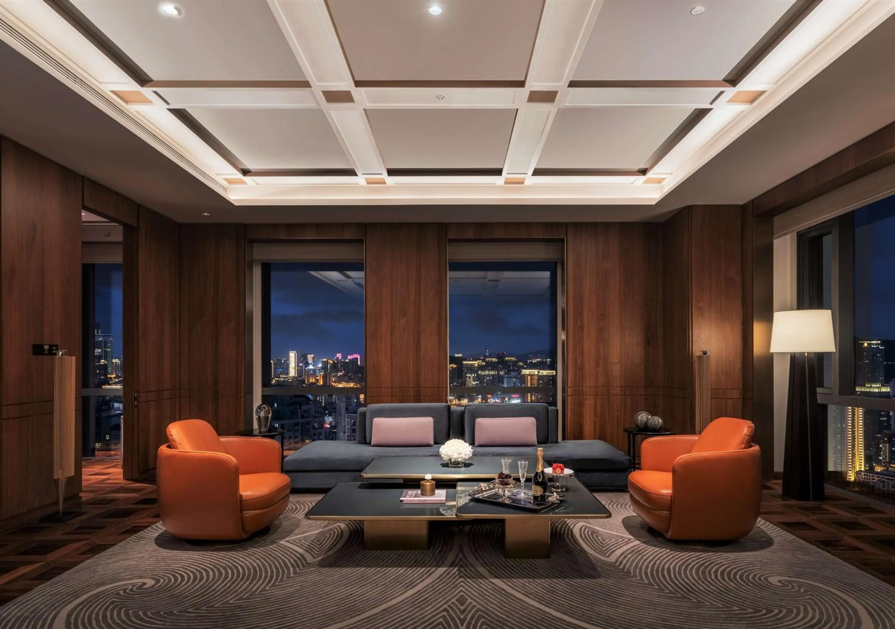 Living room in Waldorf Astoria Xiamen