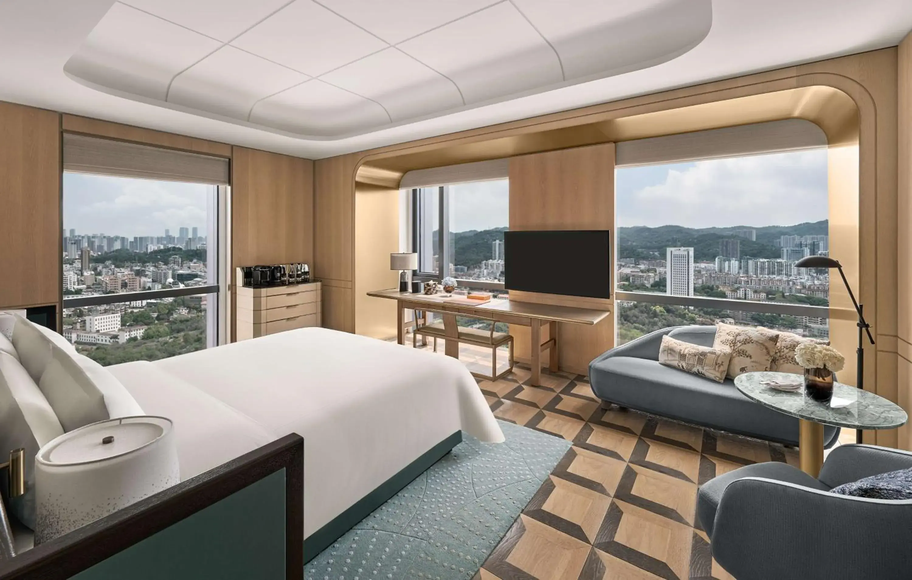 King Panoramic Room in Waldorf Astoria Xiamen King Panoramic Room in Waldorf Astoria Xiamen