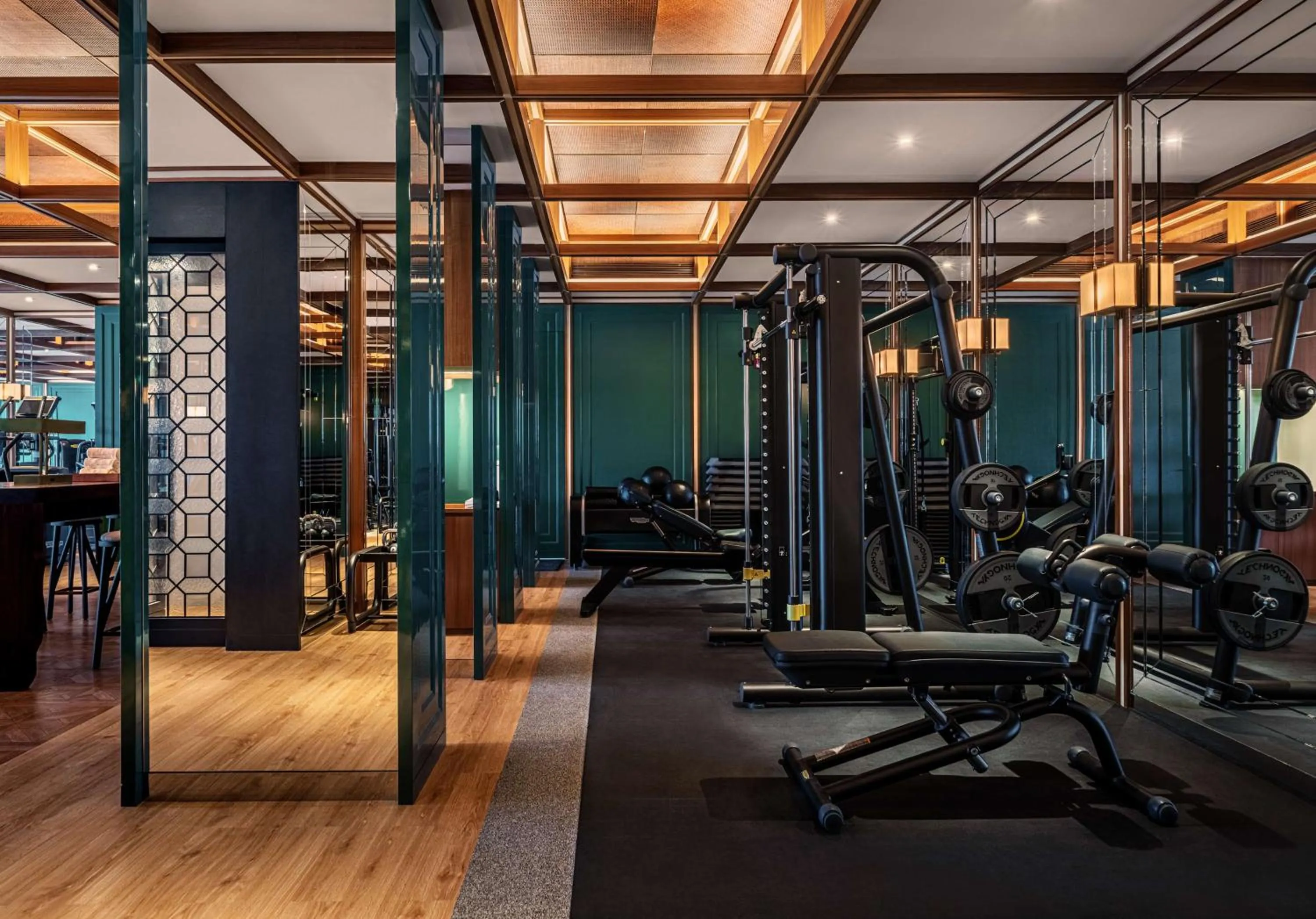Fitness centre/facilities in Waldorf Astoria Xiamen