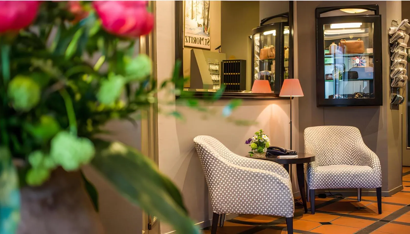 Lobby or reception in Boutique Hotel Seegarten