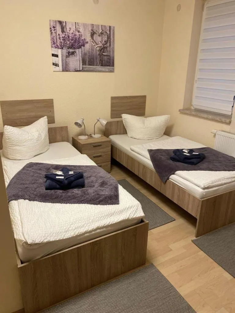 Bed in Pension Lavendel