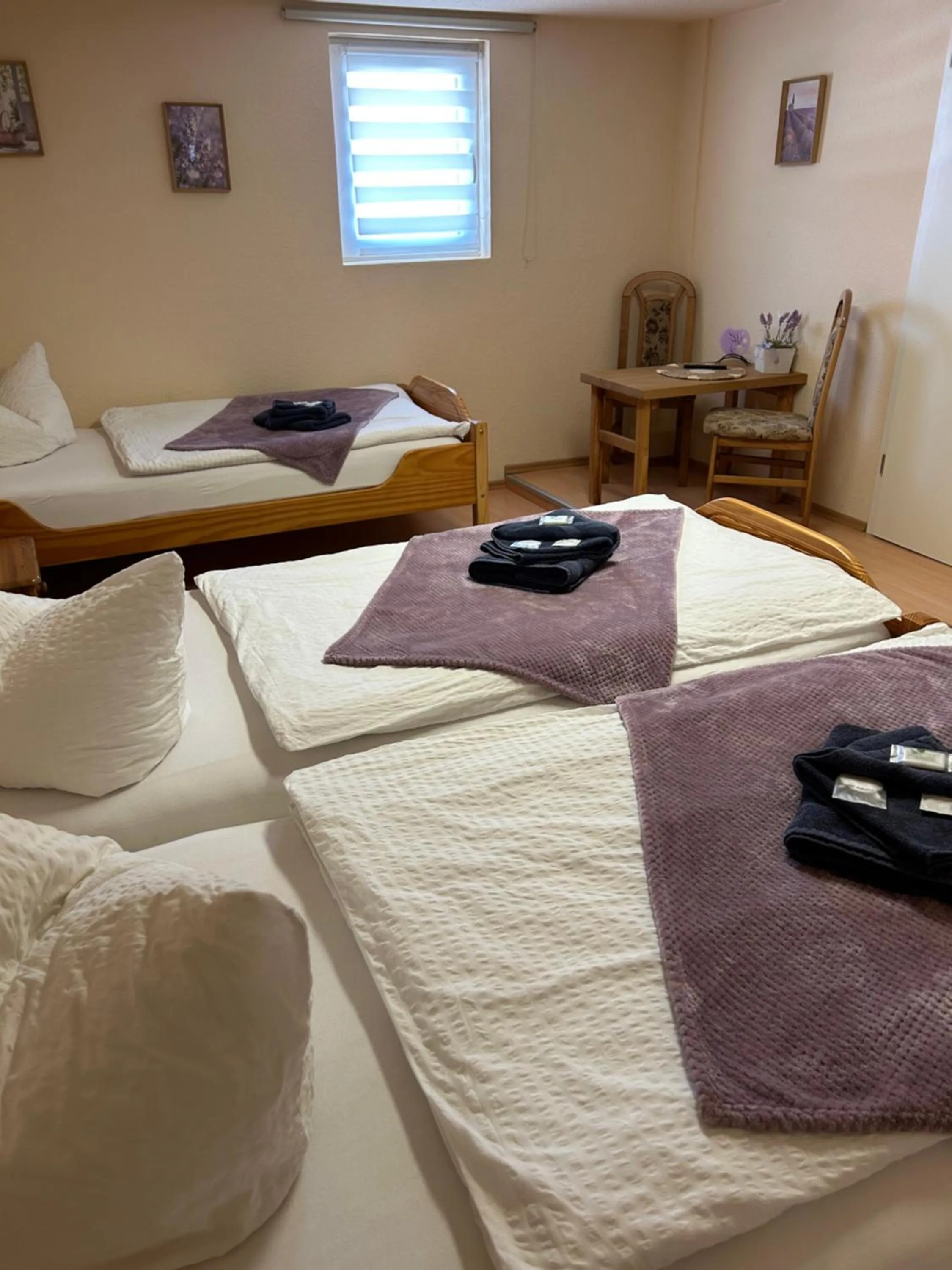 Bed in Pension Lavendel