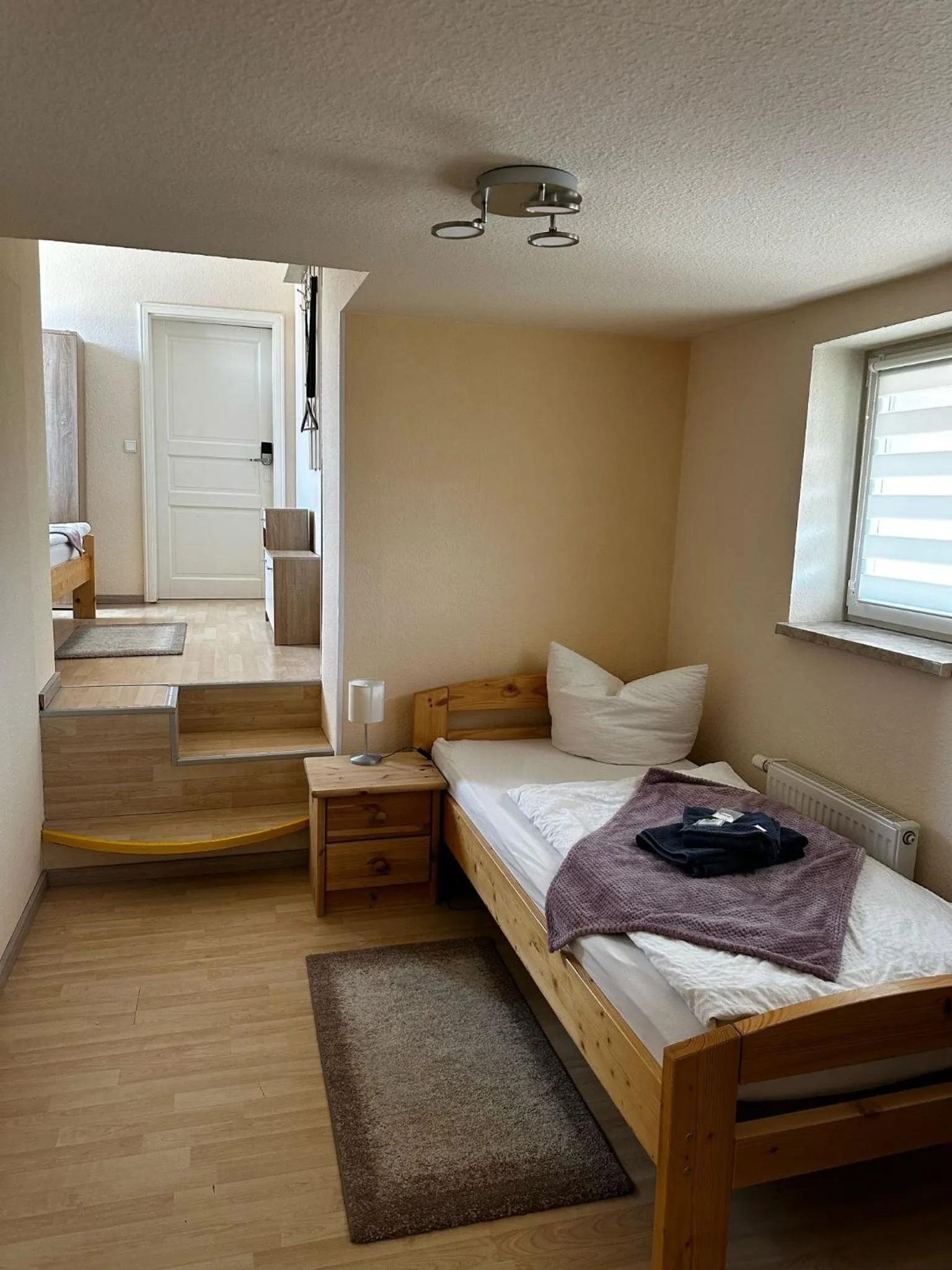 Bed in Pension Lavendel