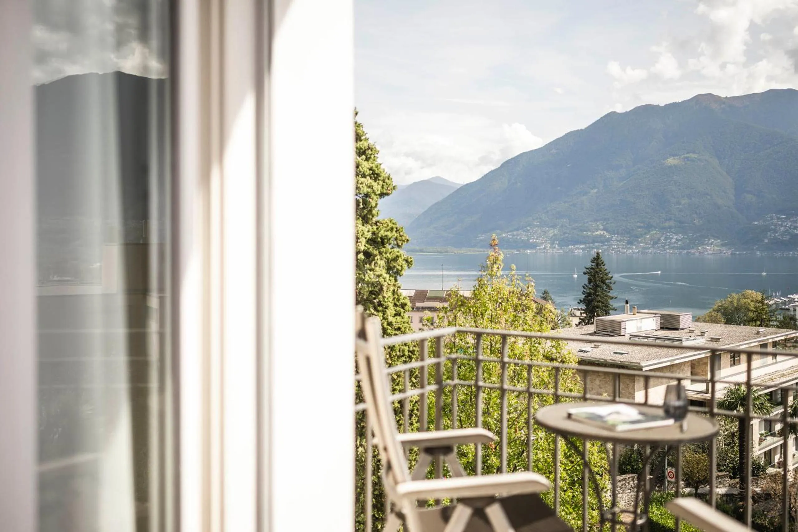 Lake view in Hotel Belvedere Locarno