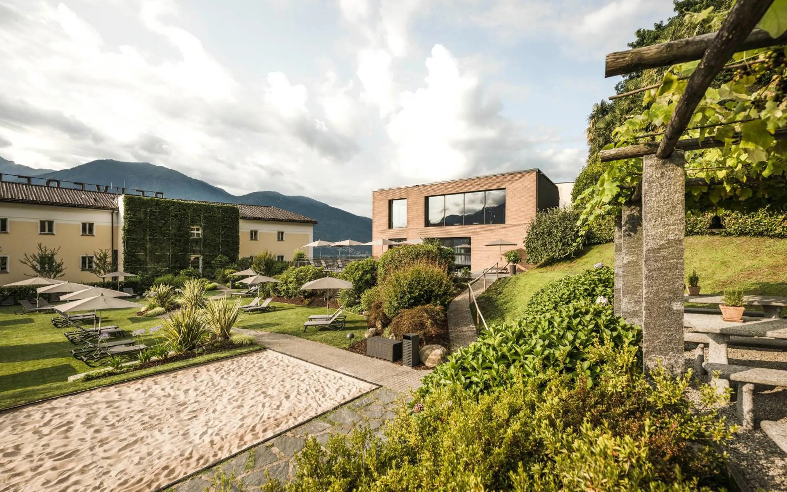 Garden in Hotel Belvedere Locarno