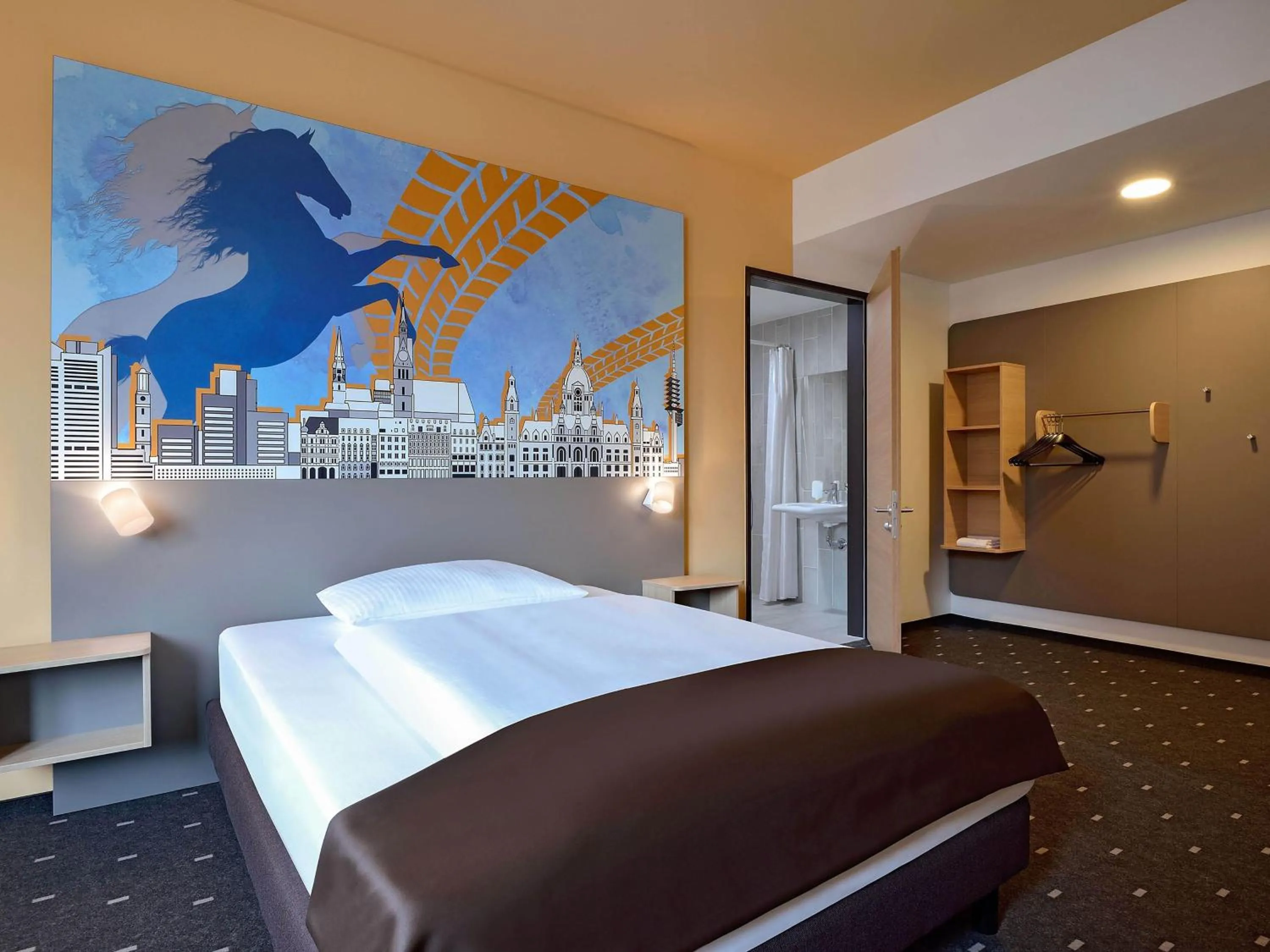 Bed in B&B Hotel Hannover-City