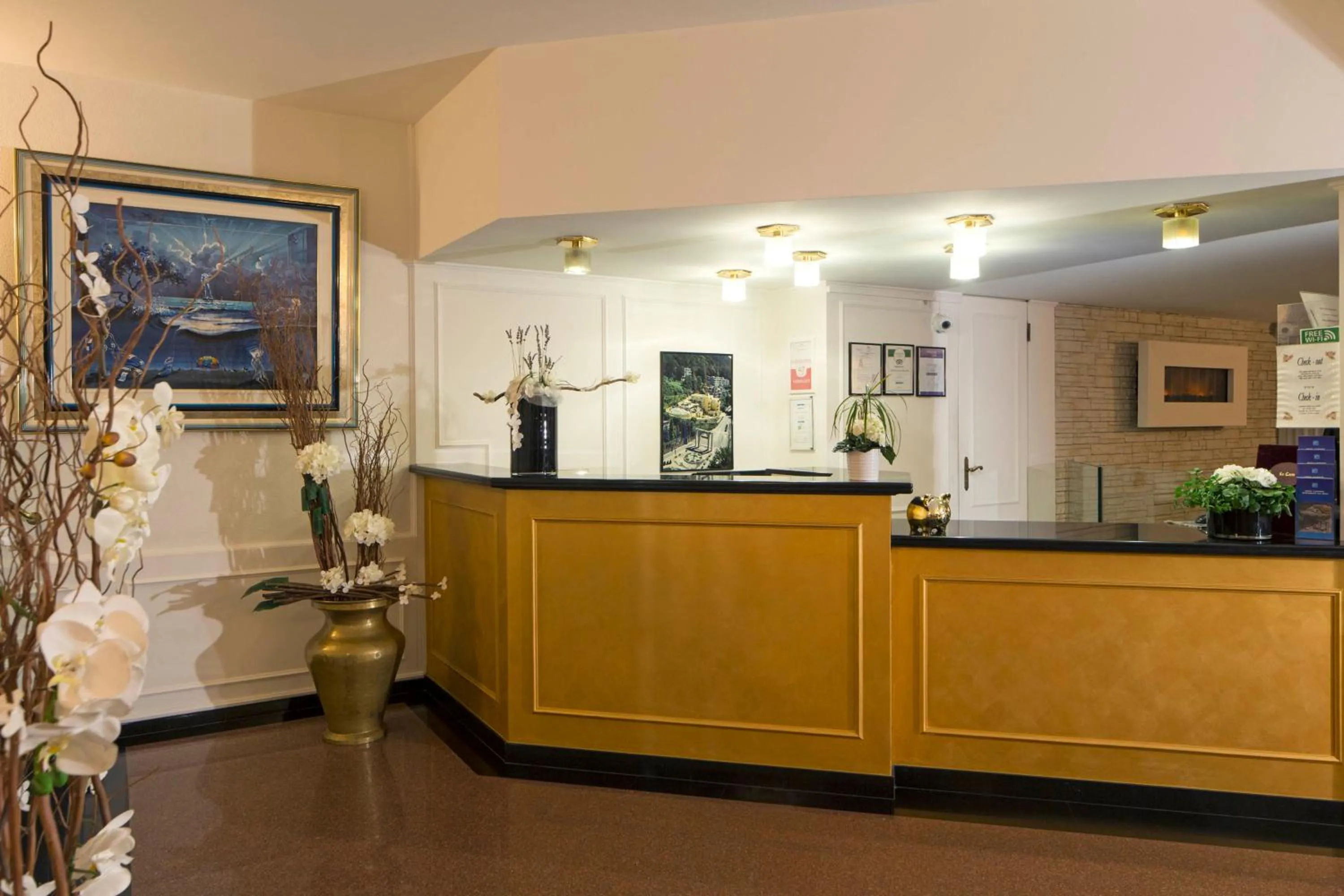 Lobby or reception in Hotel Campione