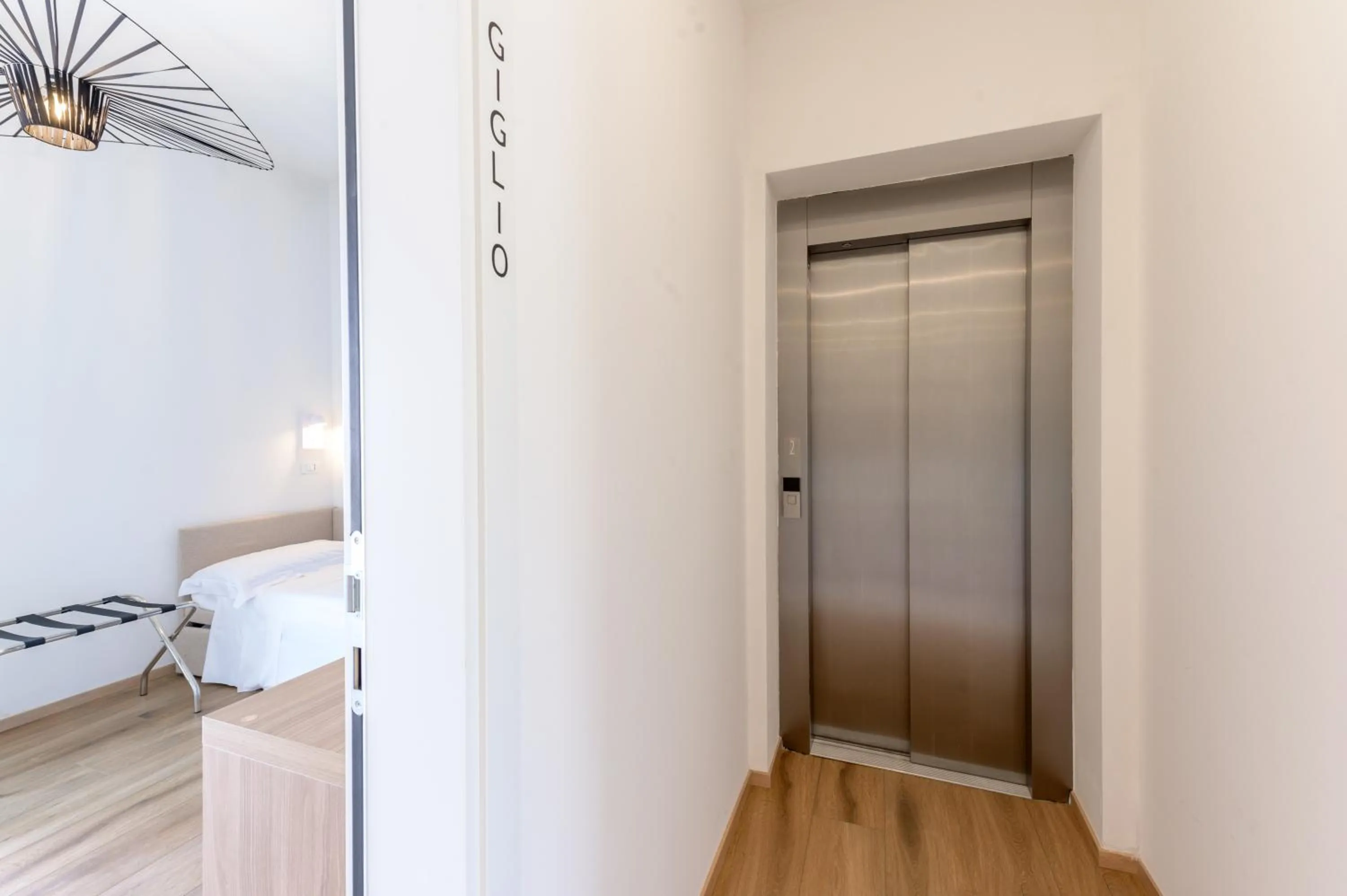 elevator in Hotel Perla