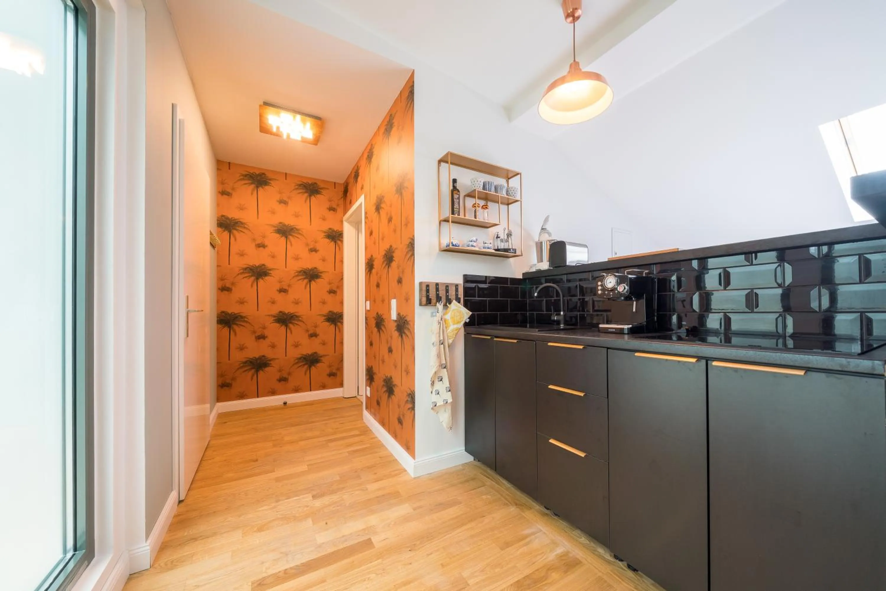 Kitchen or kitchenette in Design Apartments - "Villa Arnim"