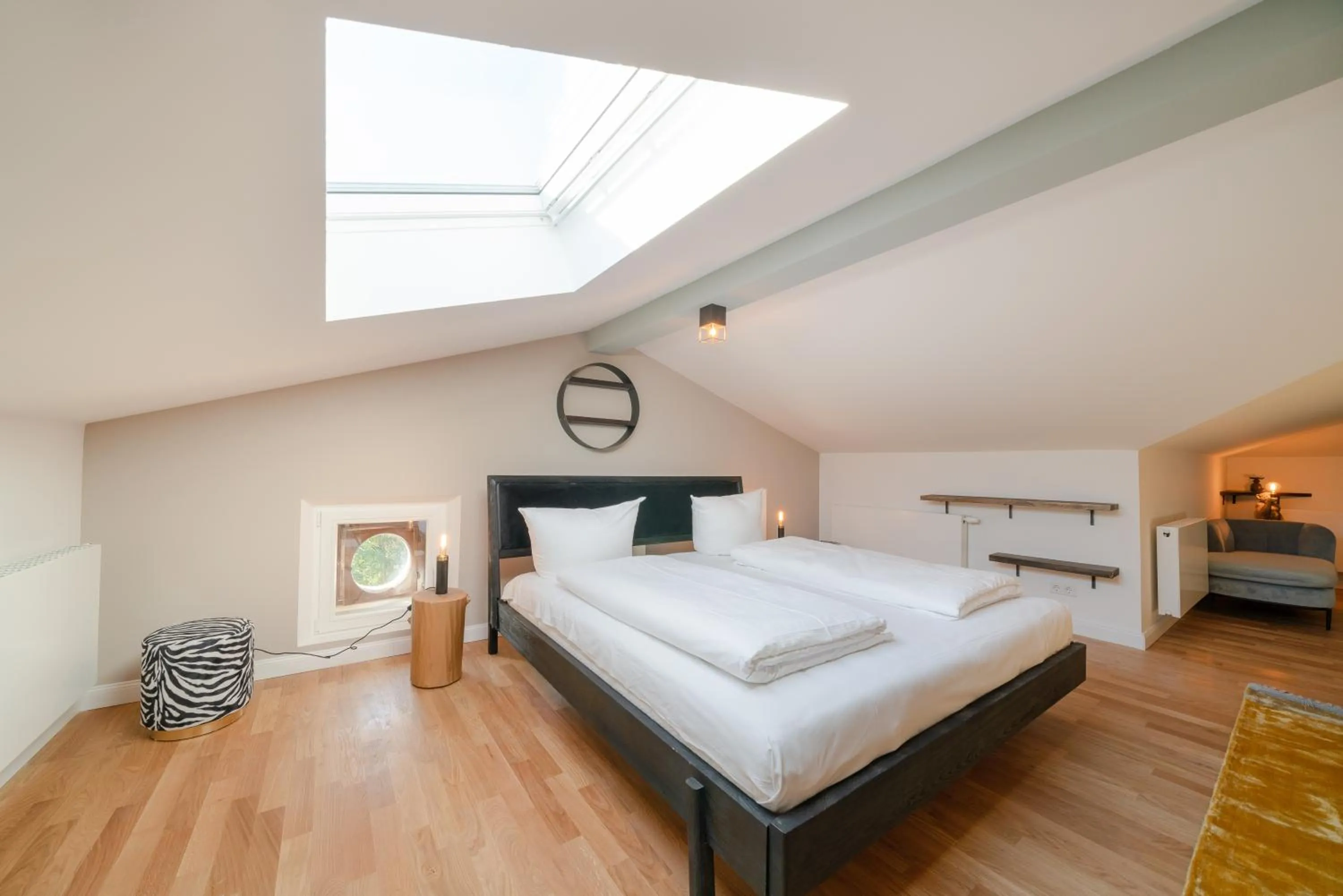 Bedroom, Bed in Design Apartments - "Villa Arnim"