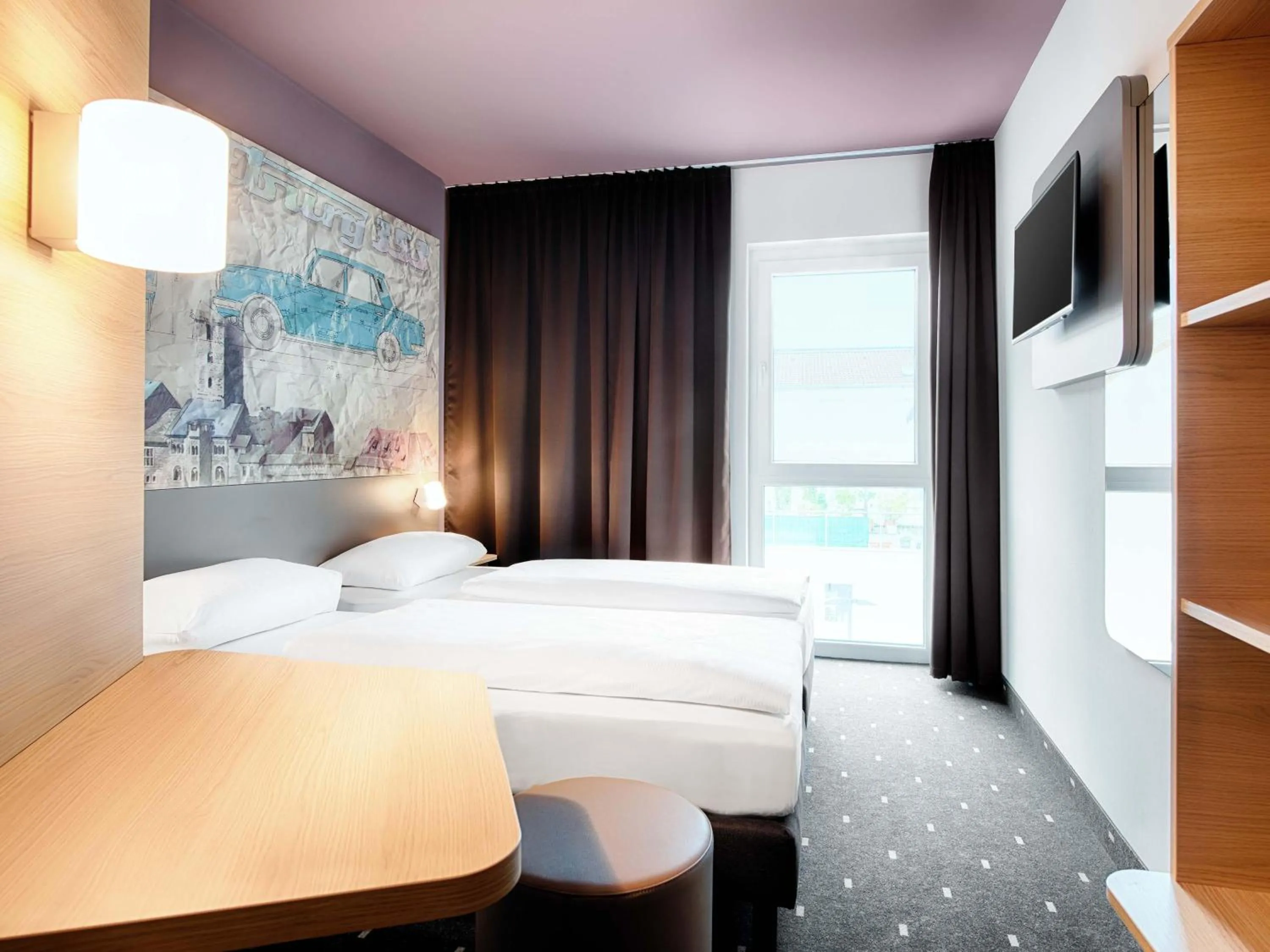 Photo of the whole room, Bed in B&B Hotel Eisenach