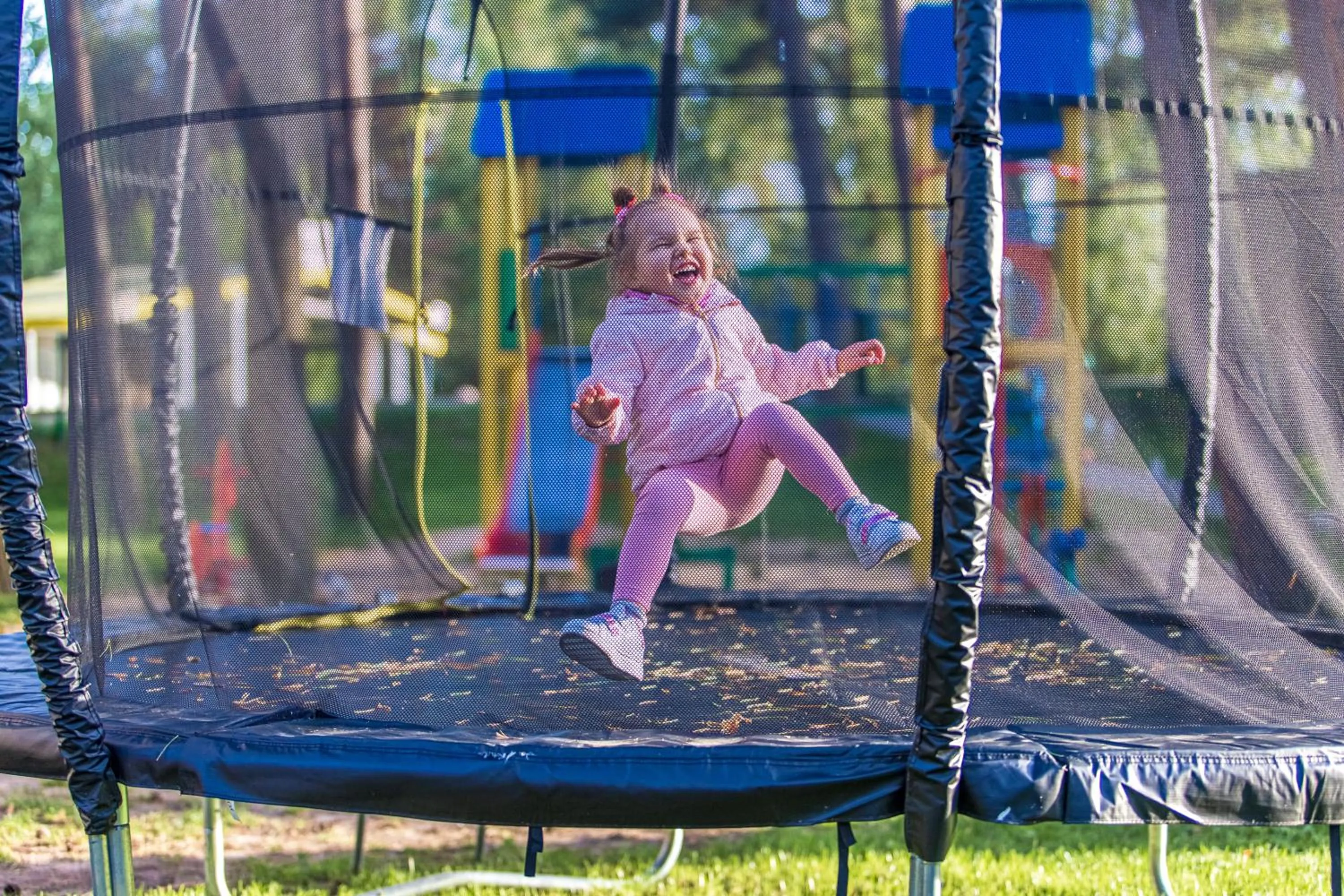 Children play ground in Poilsio namai Banga Sventojoje