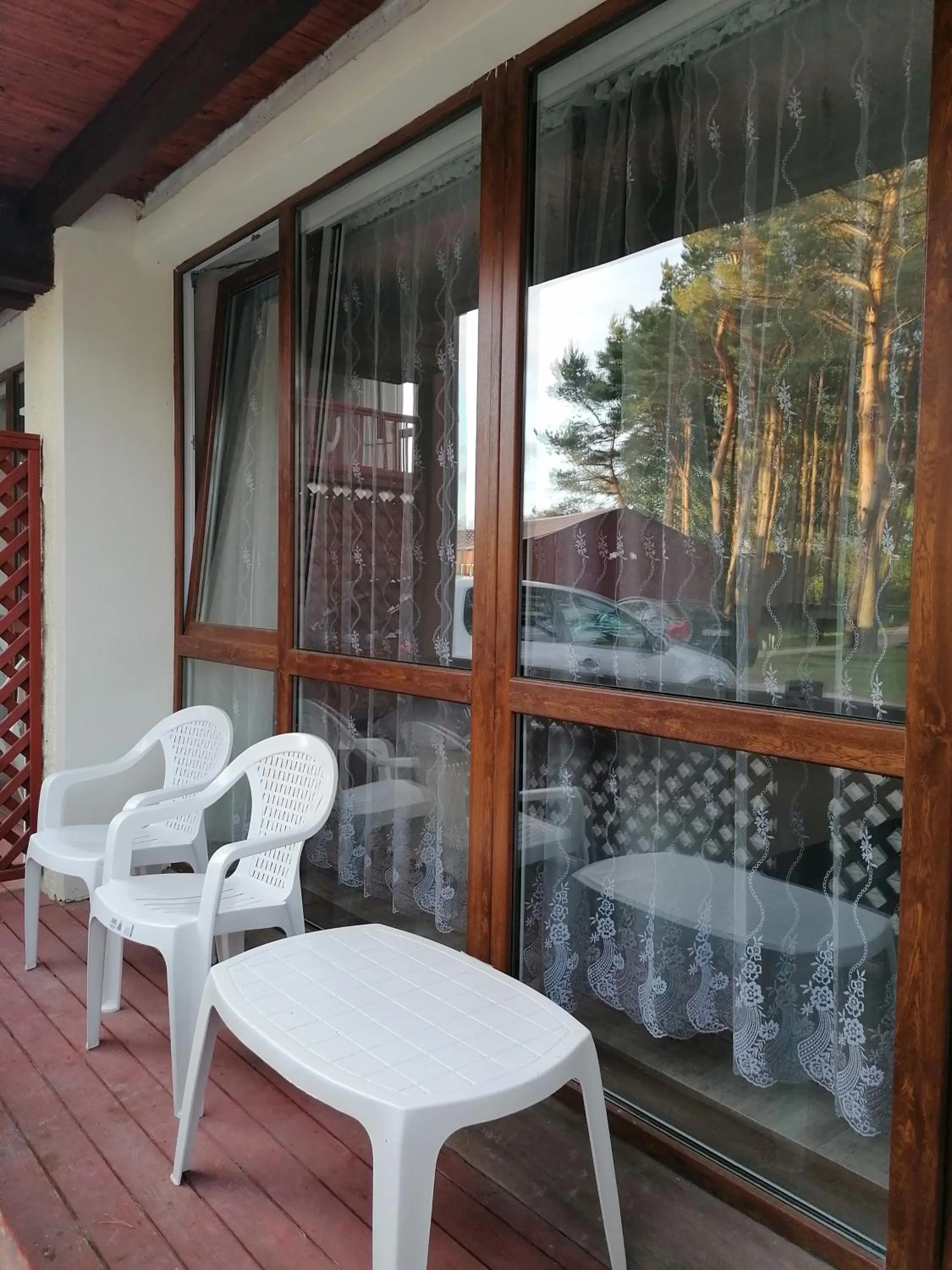 Balcony/Terrace in Poilsio namai Banga Sventojoje