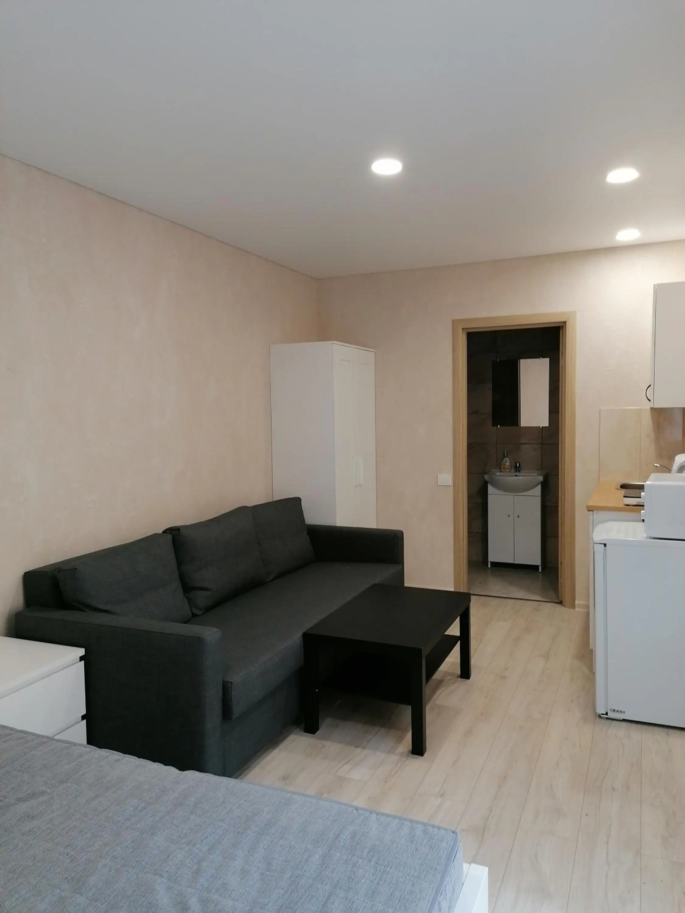 Kitchen or kitchenette in Poilsio namai Banga Sventojoje