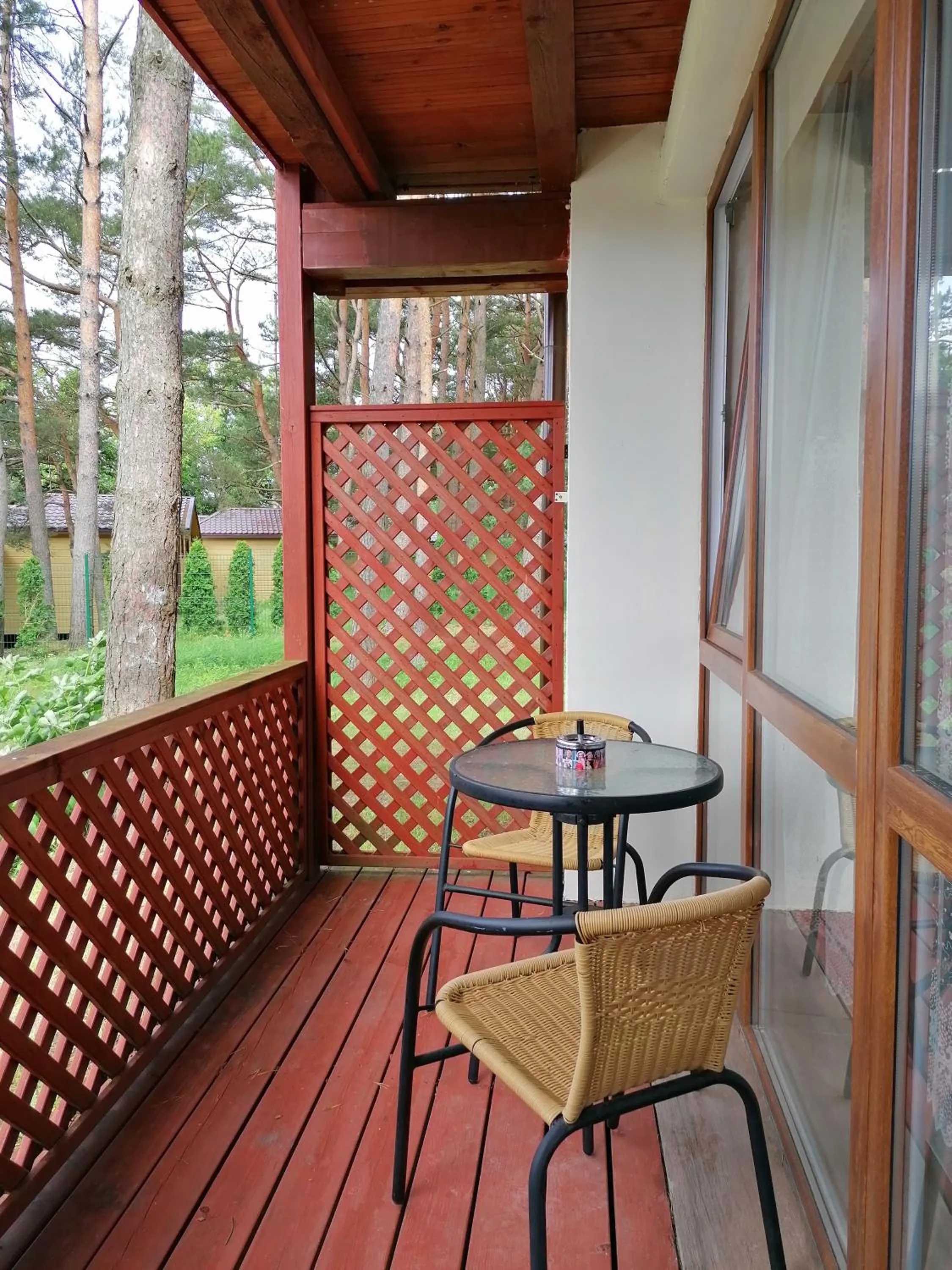 Balcony/Terrace in Poilsio namai Banga Sventojoje