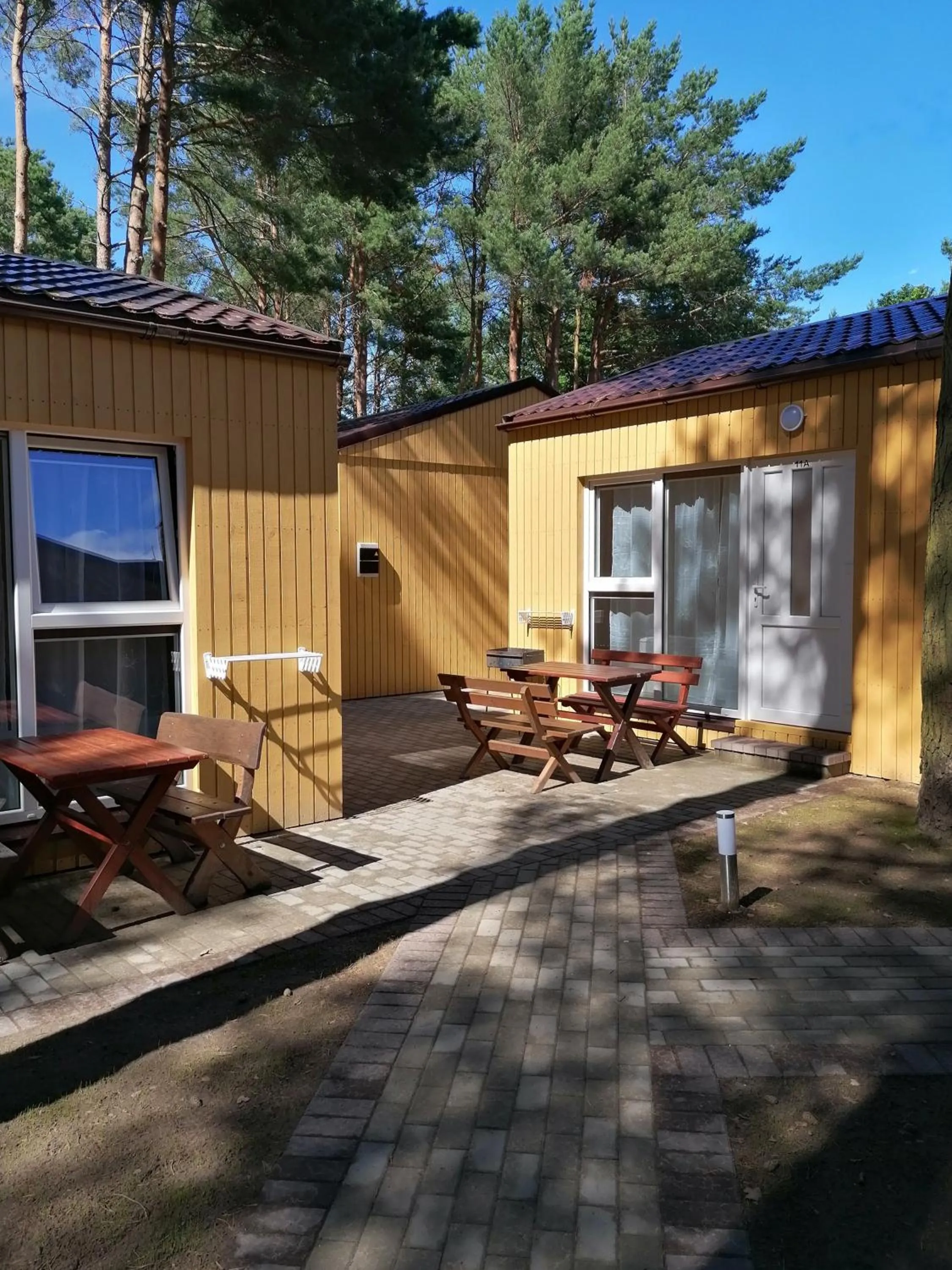 Patio in Poilsio namai Banga Sventojoje