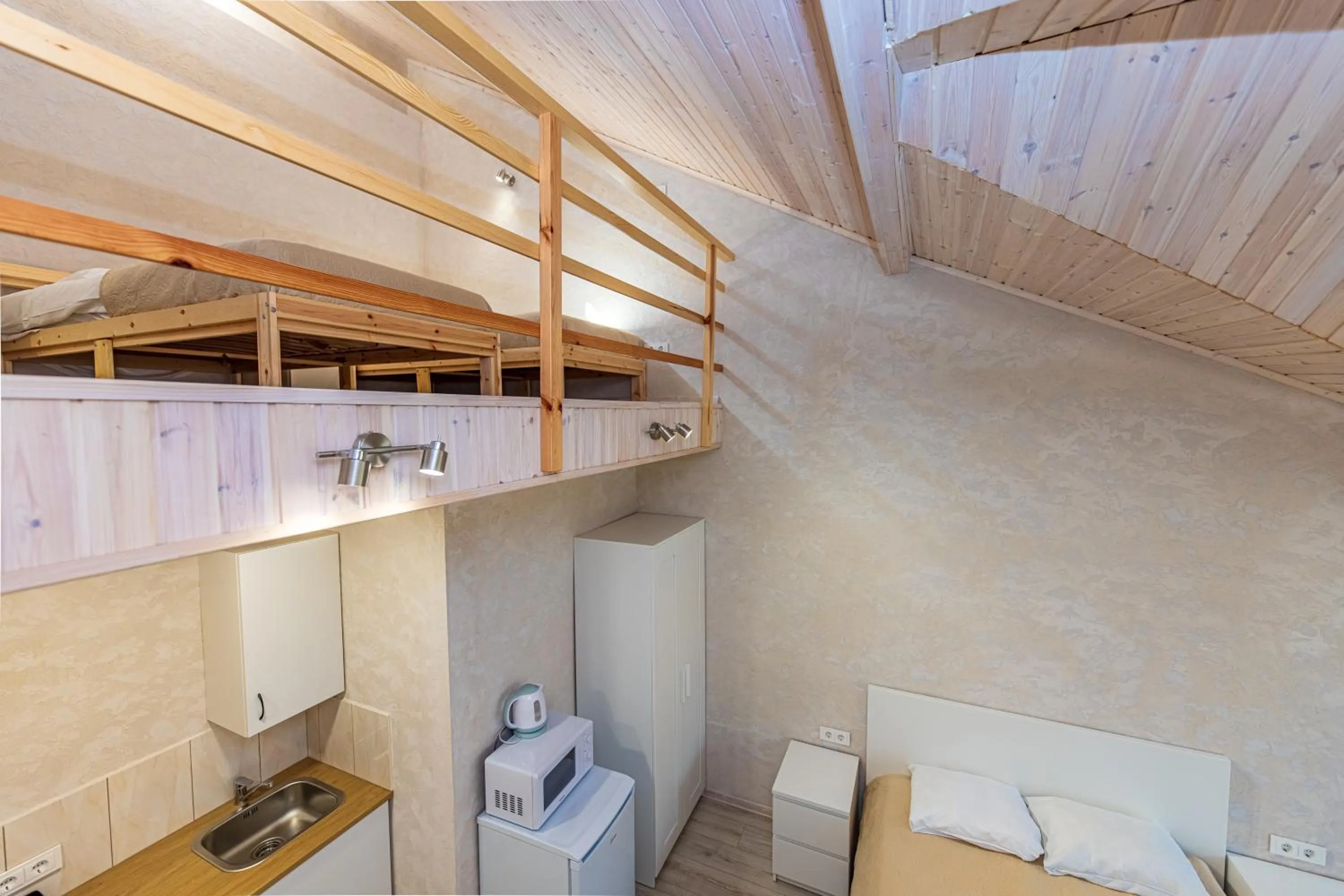 kitchen in Poilsio namai Banga Sventojoje