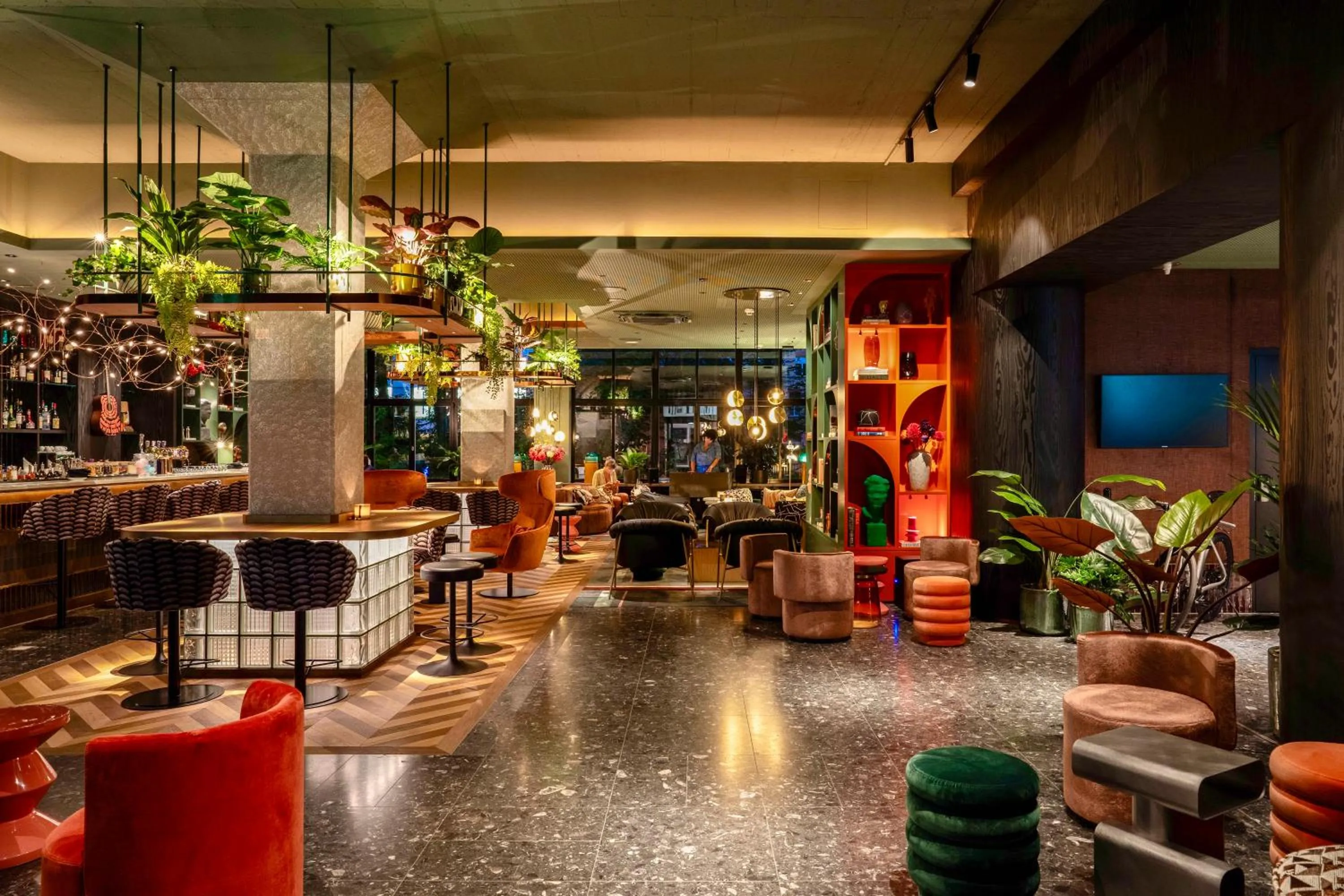 Lobby or reception in becozy Self Check-in & Pop-up Hotel Sihlcity