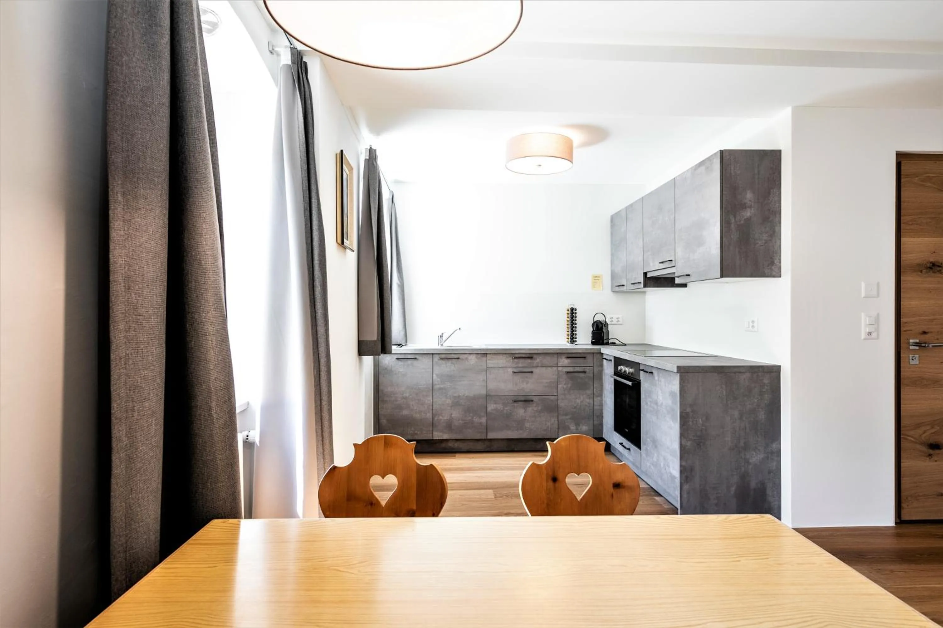 Kitchen or kitchenette in Hotel Münsterhof