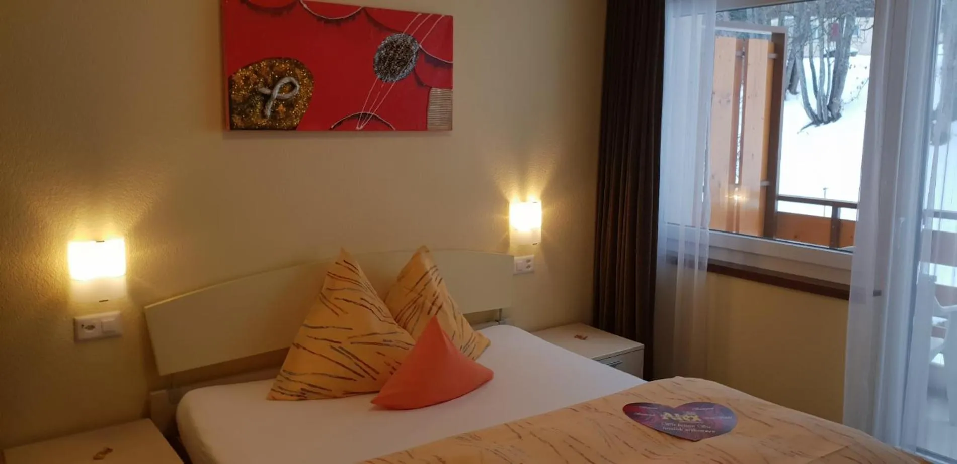 Bedroom, Bed in Hotel Alex