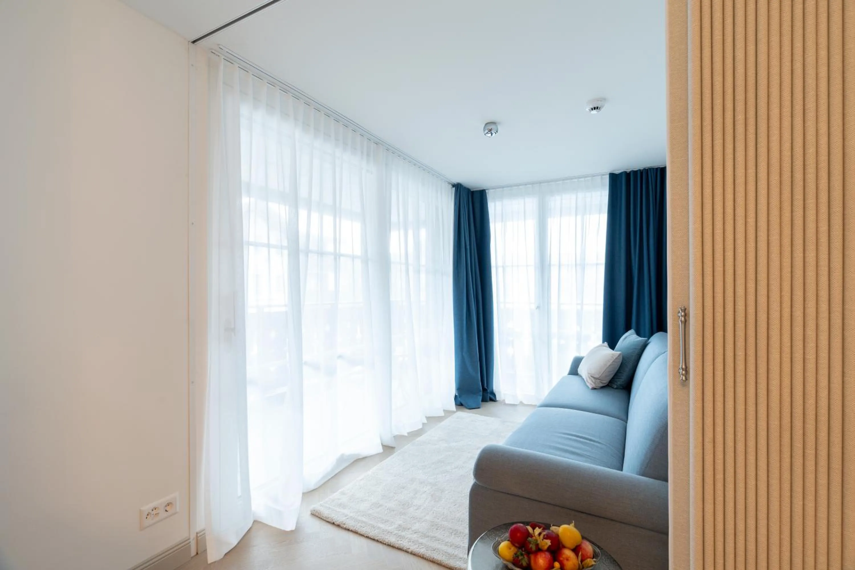 Bed in Le Mirabeau Resort & Spa